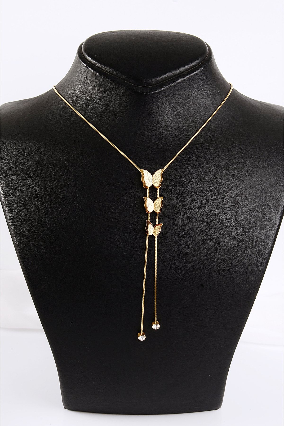 Triple necklace silver sales