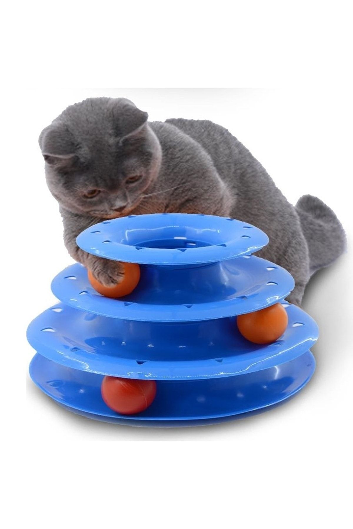 Round top cat toy
