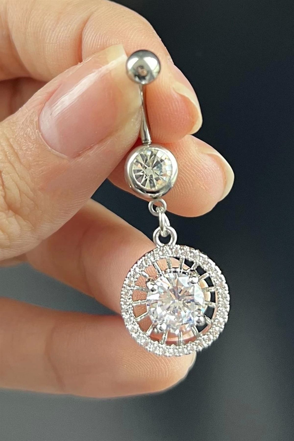 Surgical steel sale navel jewelry