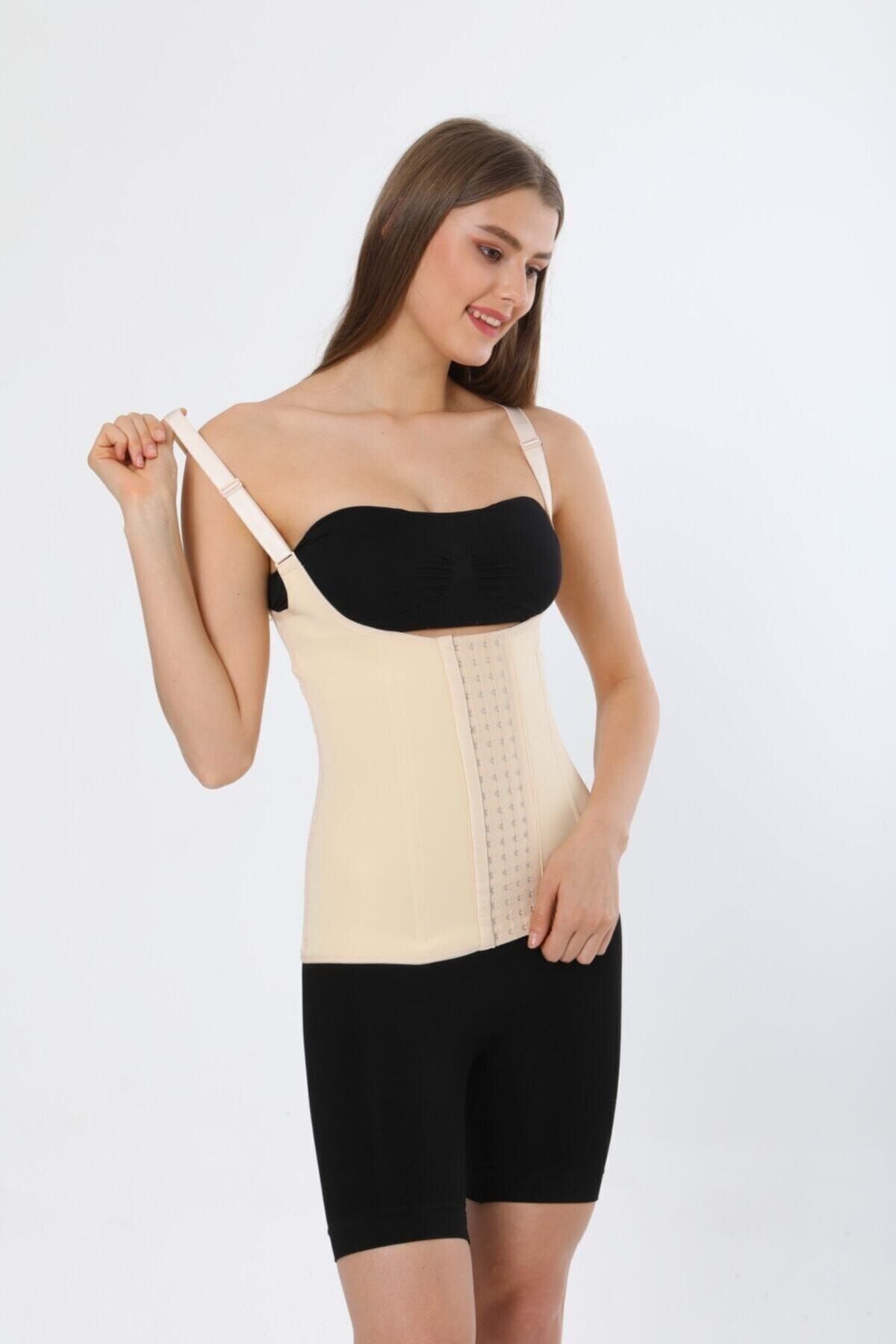 CAWAR Strappy Latex Corset After Pregnancy - Trendyol