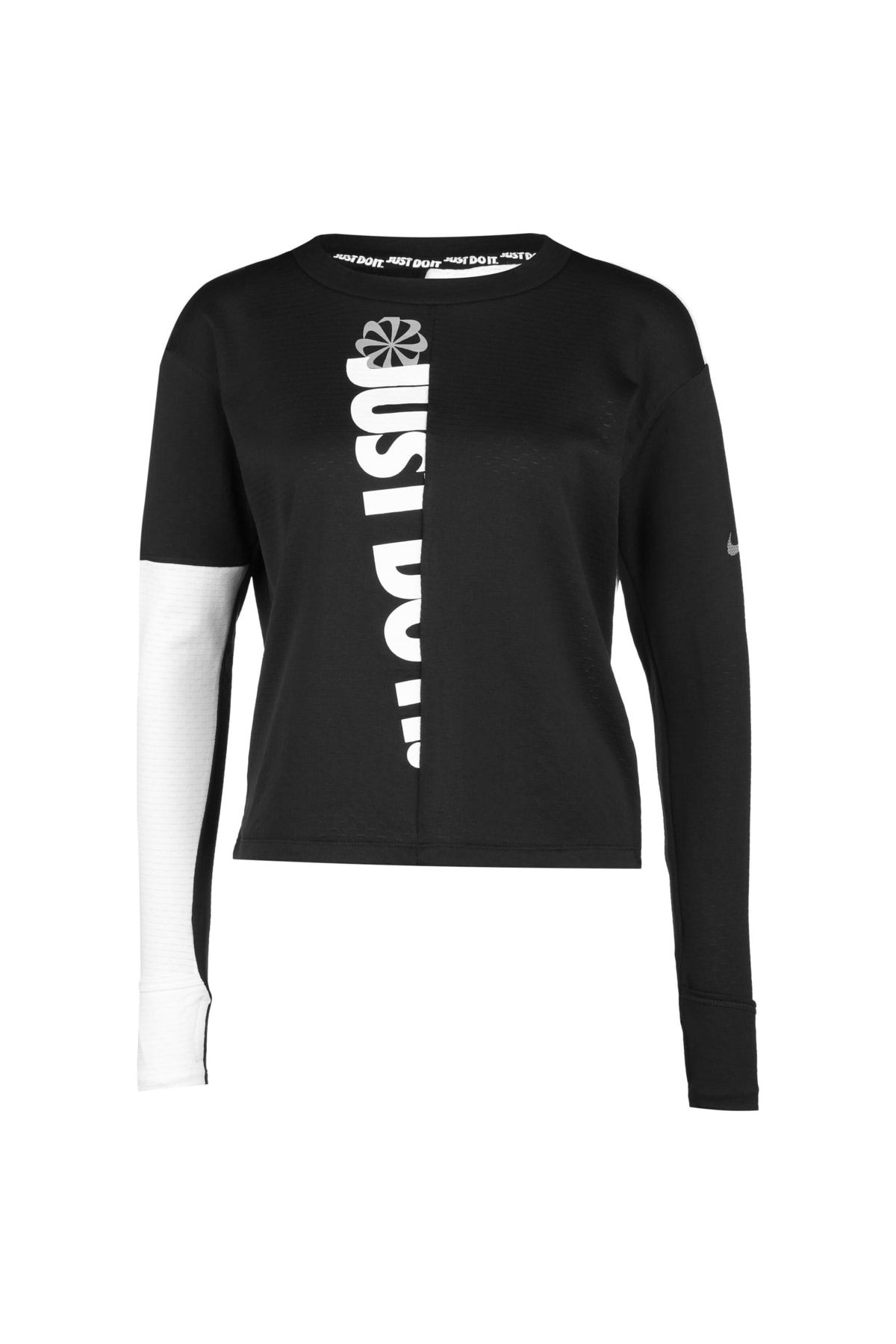 Nike just do it sweatshirt best sale black