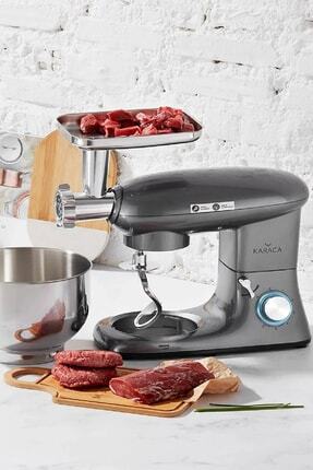 Multichef Stand Mikser Antrasit Kıyma ve Hamur Yoğurma Makinesi 1400W 5,5 Lt Image 0
