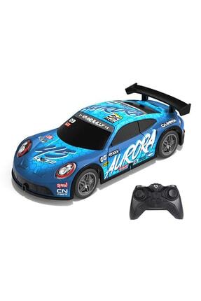 RC Full Fonksiyon LED Işıklı Gövde 1:22 Şarjlı Uzaktan Kumandalı Yarış Arabası Image 0