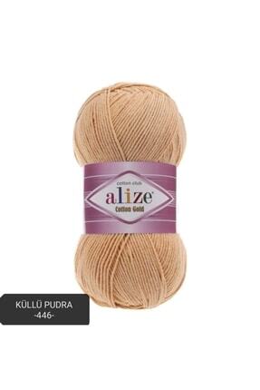 Cotton Gold Amigurumi Ipi 100 gr El Örgü Ipi Renk-küllü Pudra -446-punch Ipi Pamuk Akrilik Image 0