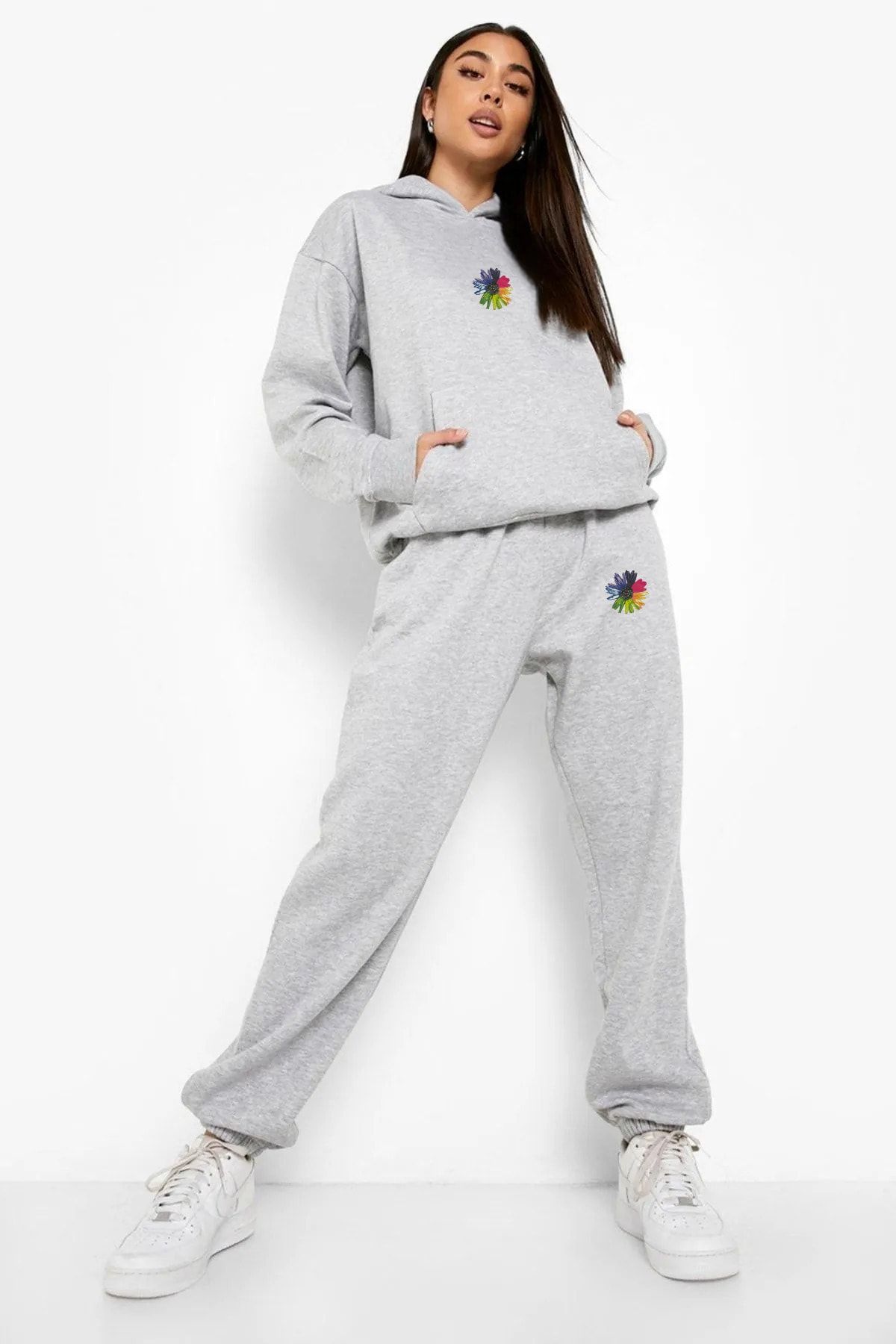 Floral cheap tracksuit womens