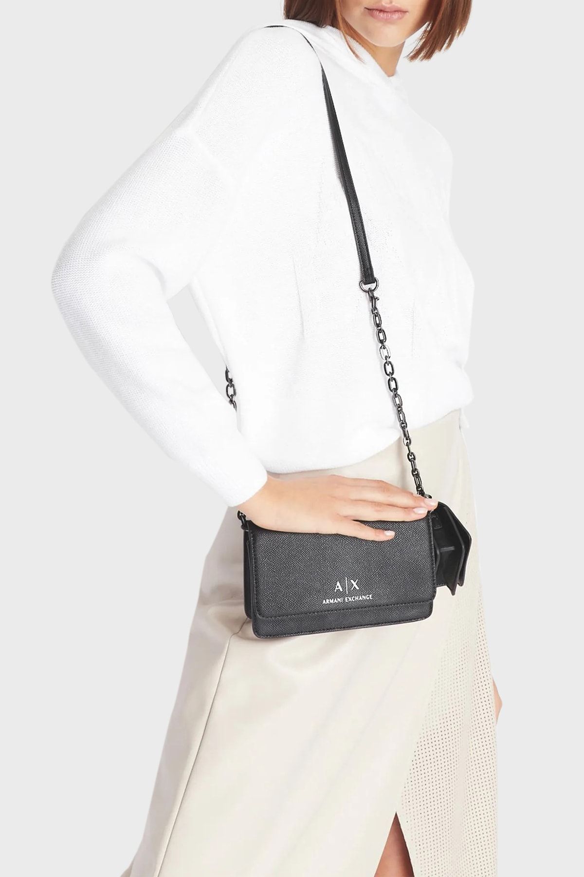 Armani strap hotsell bag