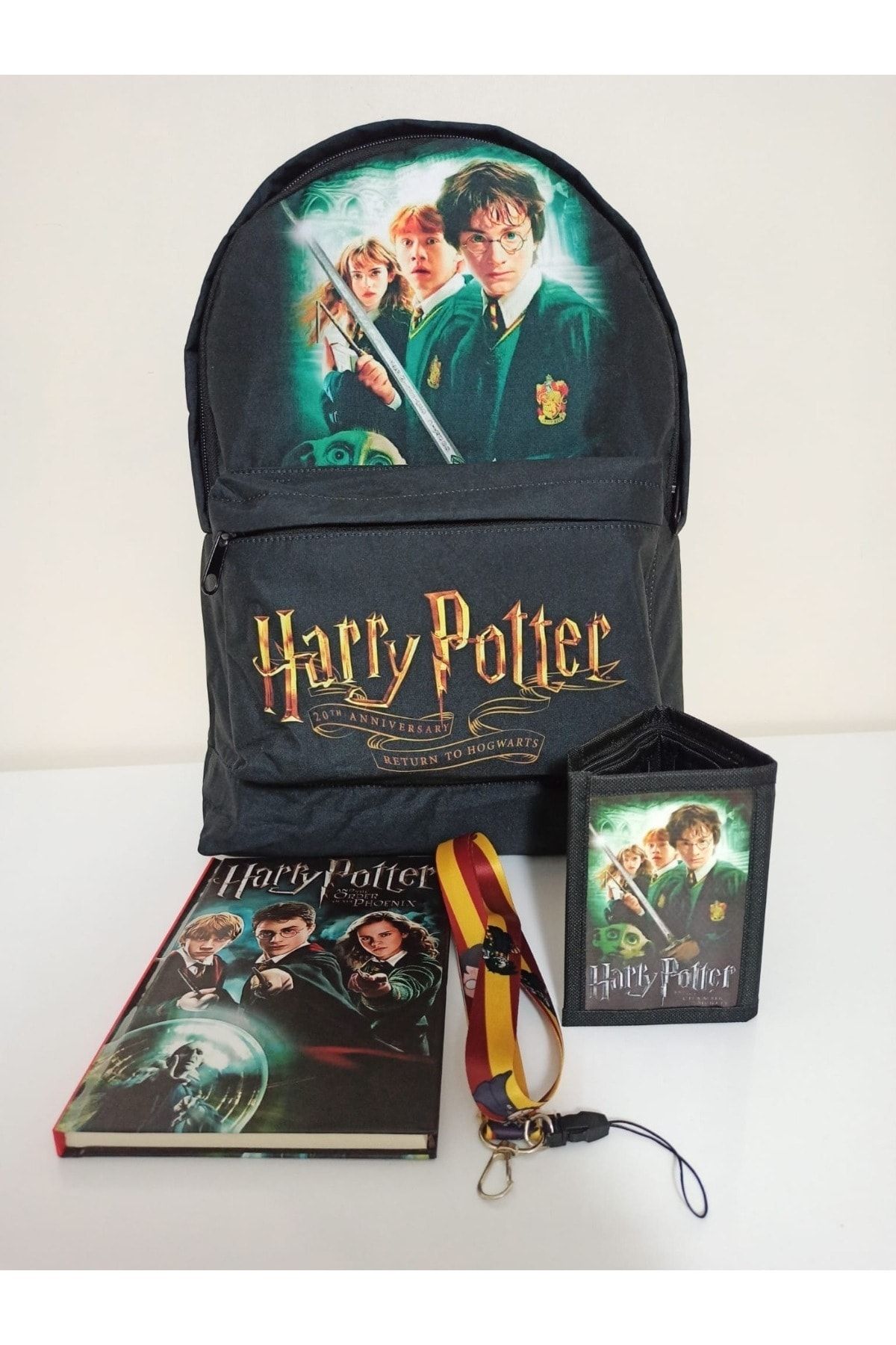 Alan Harry Potter Model Backpack Notebook Sports Wallet Neck
