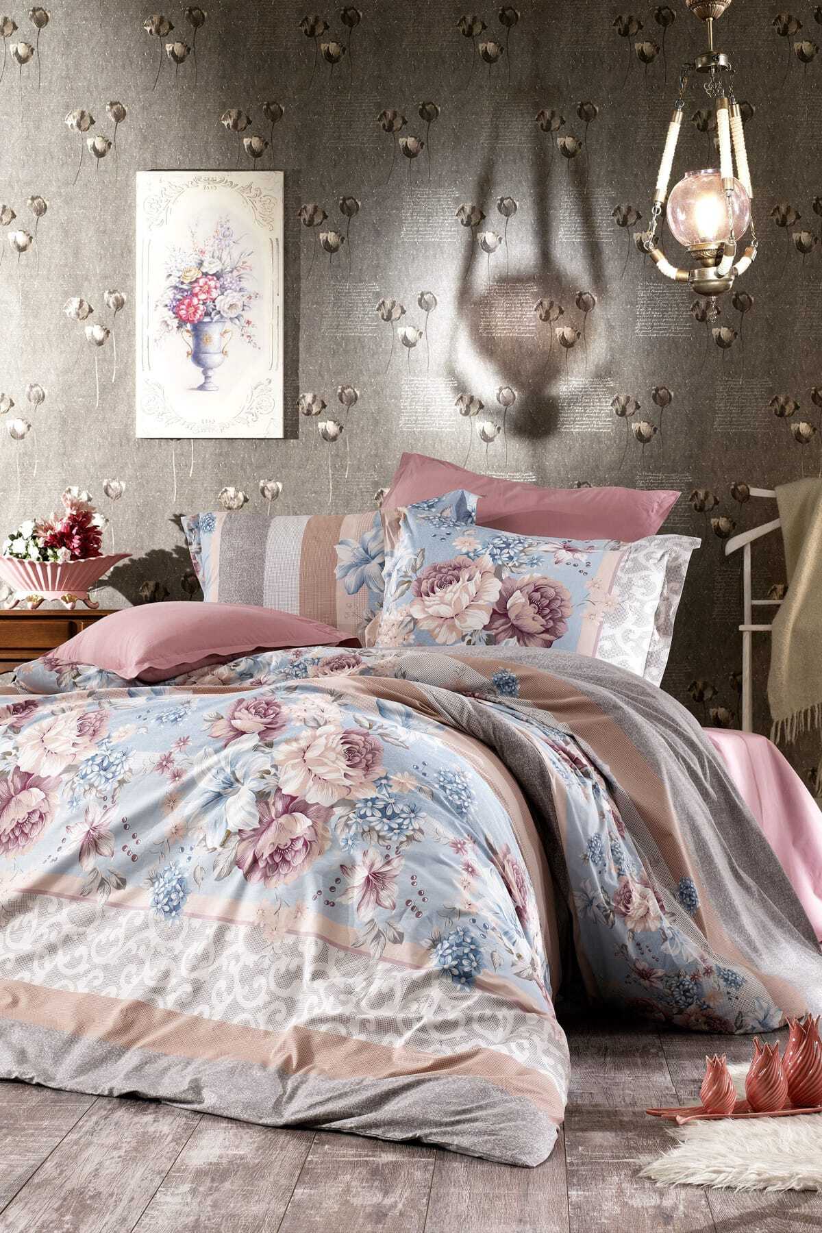 Nevresim Dunyasi Ranforce Cift Kisilik Nevresim Takimi Gul Pudra Fiyati Yorumlari Trendyol