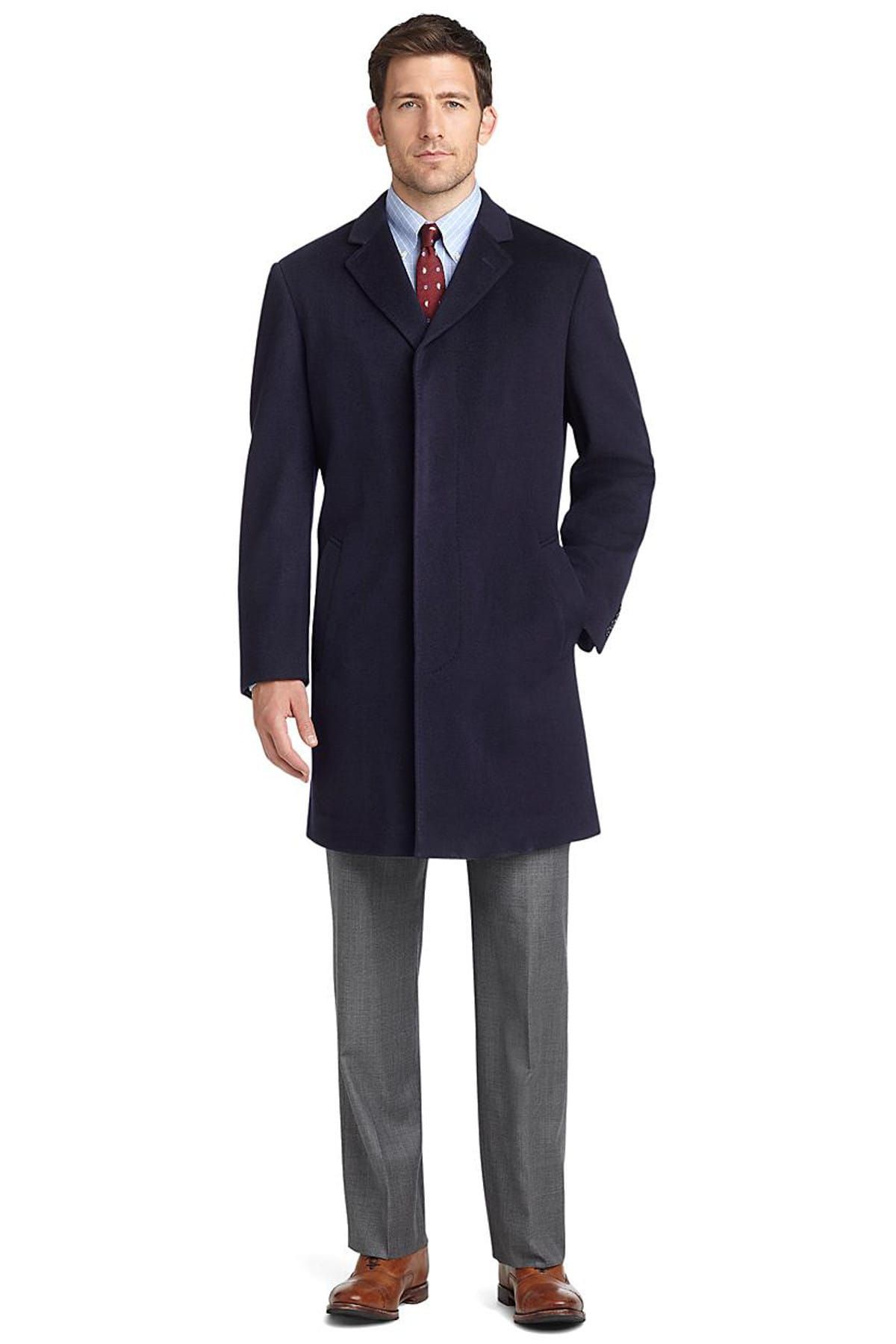 BROOKS BROTHERS Erkek Lacivert Navy Palto 1-00002754