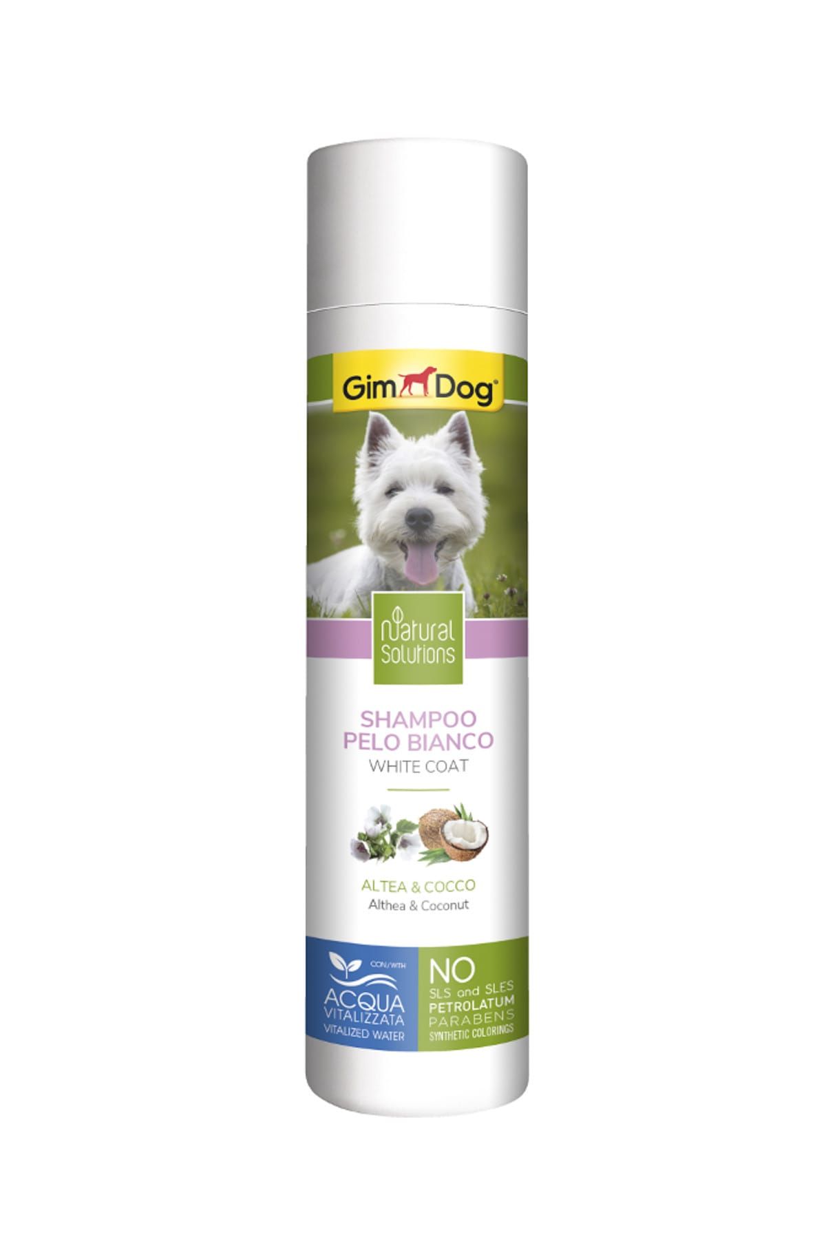 Gimdog Natural Solutions Beyaz Tüylü Köpek Şampuanı 250 Ml