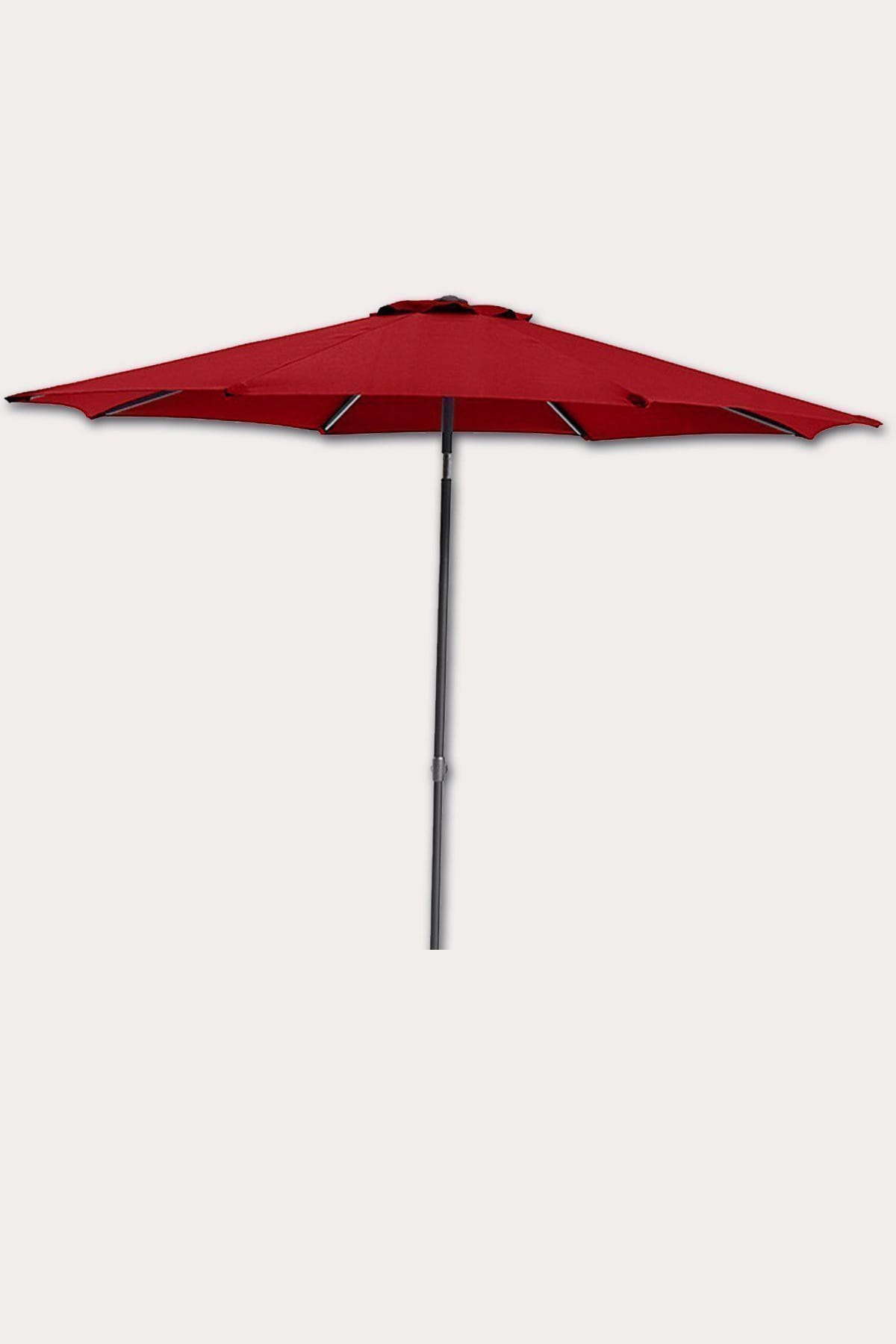Sunfun Yuvarlak Balkon, Bahçe Şemsiyesi 270 cm Polyester Kumaş Kırmızı