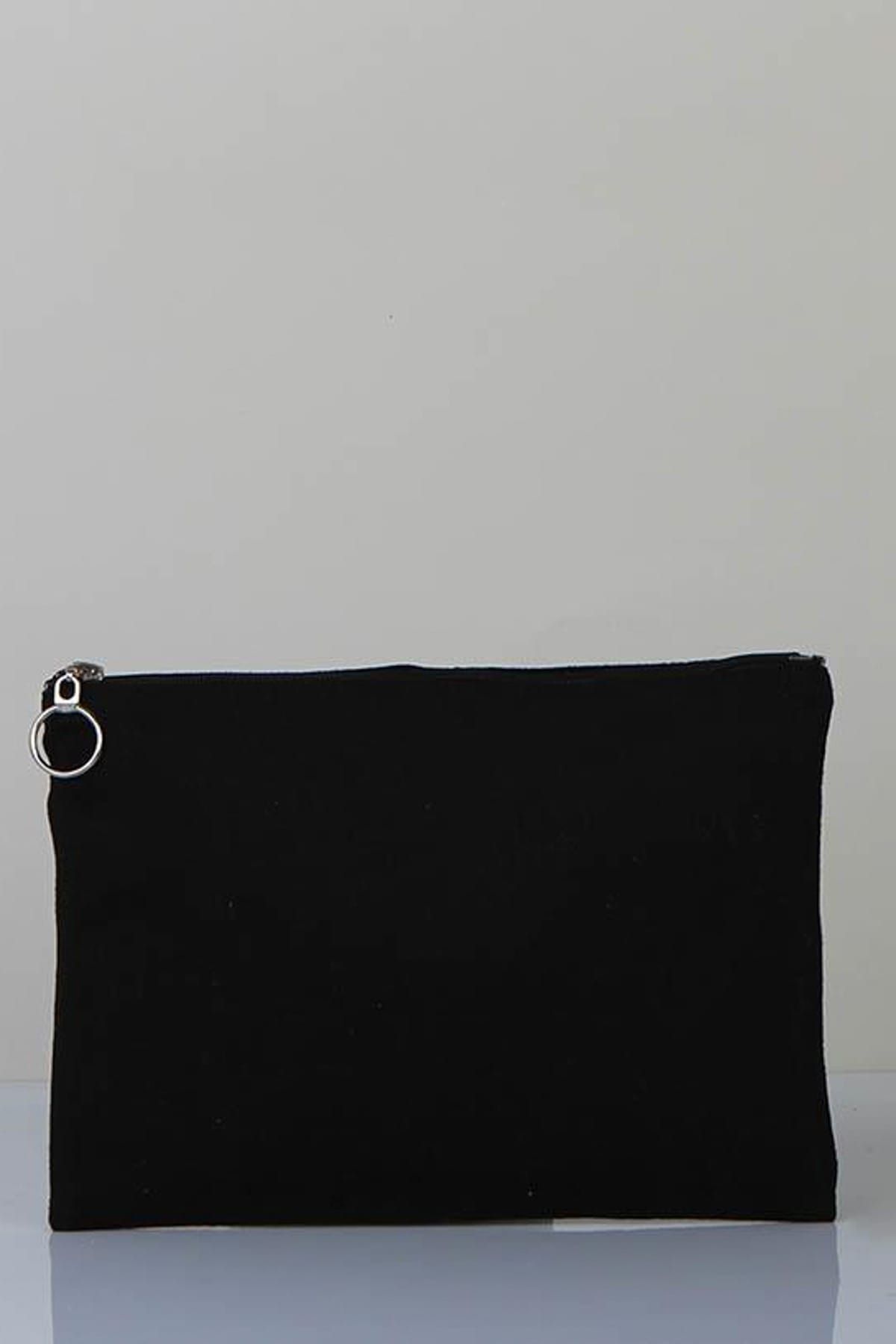 Pamusan Siyah Unisex Makyaj Çantası 180.02.0901