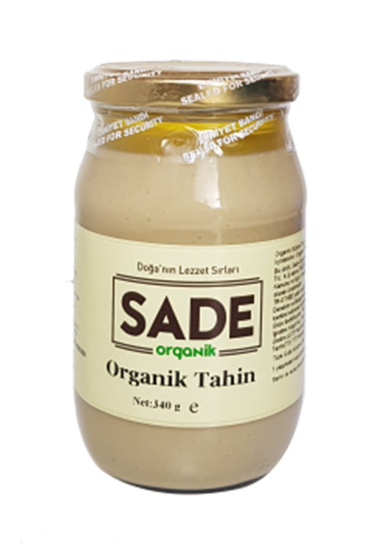 Sade Organik Tahin 340 gr