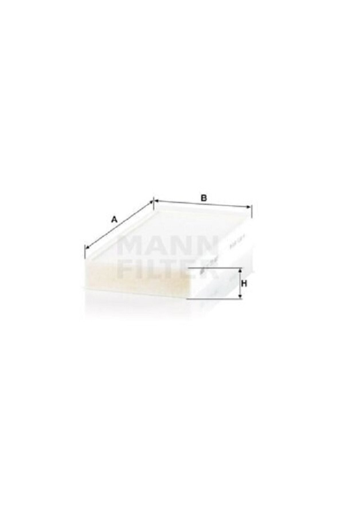 MANN Mını Mini Iıı 1.2 (one First) 55kw 75hp Polen Kabin Filtresi Cu23005-2