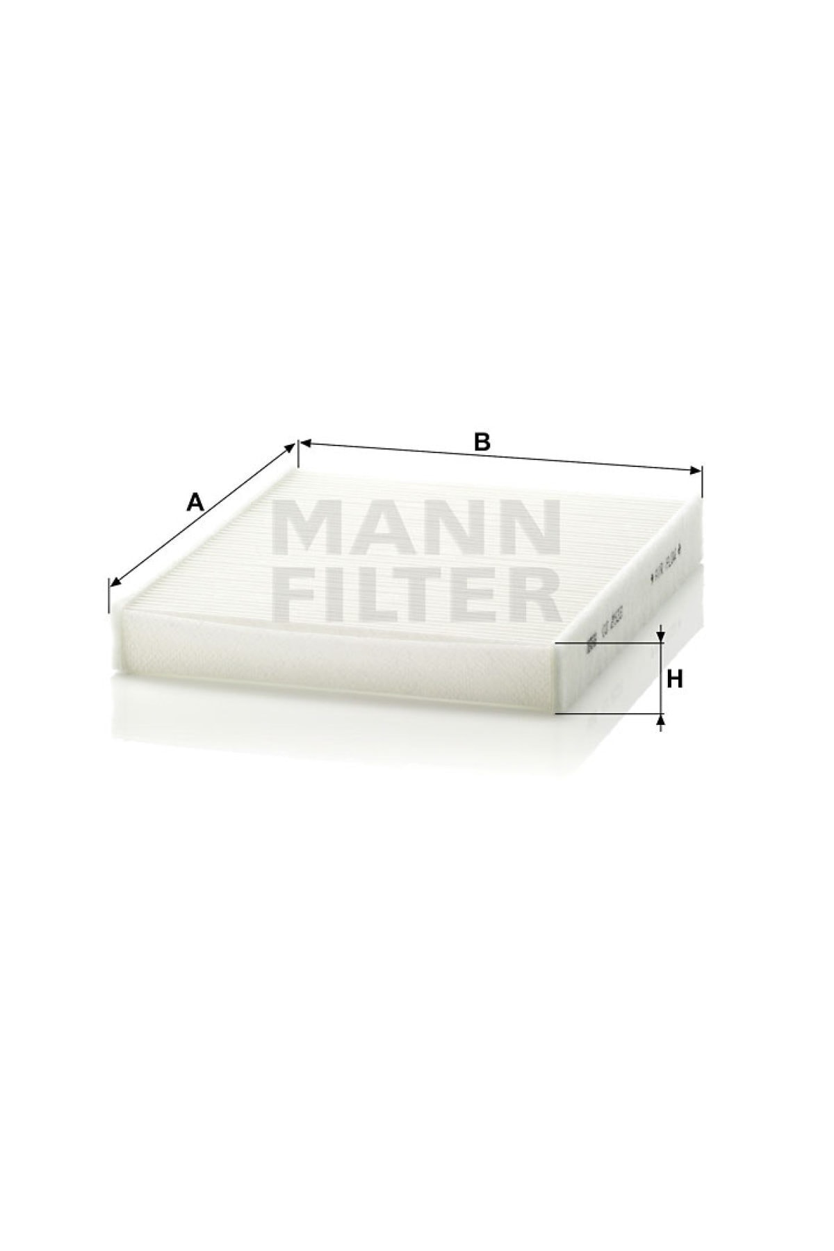 MANN Bmw 5 (f10/f11/f18) 520i 135kw 184hp Polen Kabin Filtresi Cu2533-2
