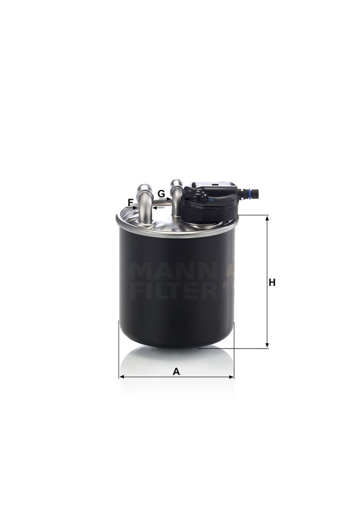 MANN Yakıt Mazot Filtresi Mercedes Benz M W164 ml280 Cdı 140kw 190hp  Wk820/15