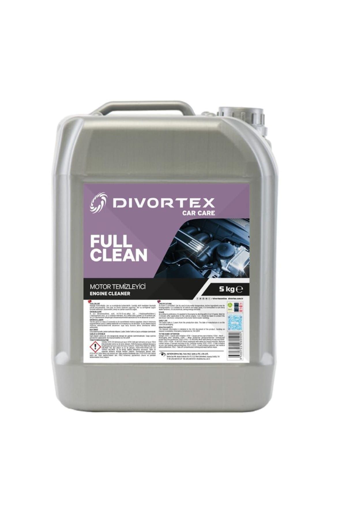 Divortex Motor Temizleme Sıvısı 5 kg.