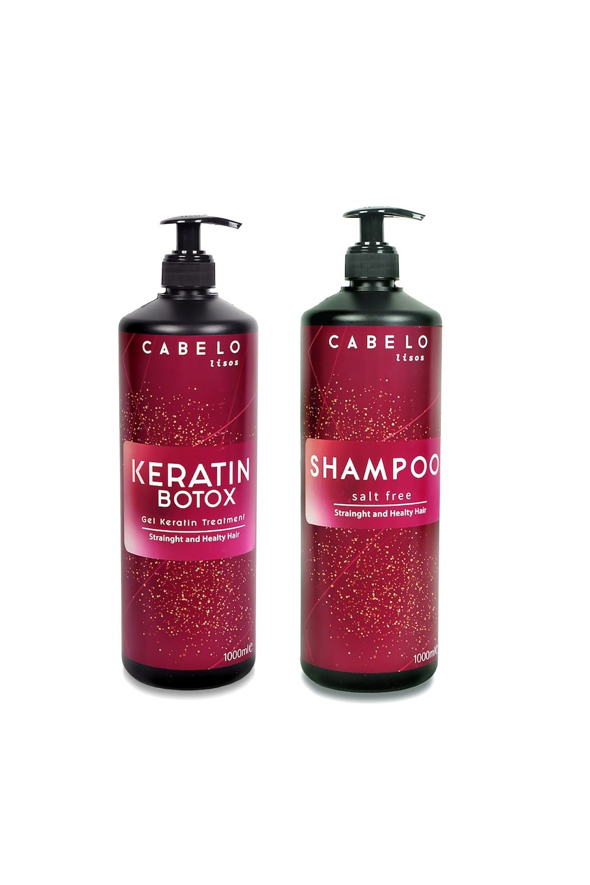 CABELO LİSOS Jel Keratin Set -Profesyonel Brezilya Fönü 1000 ml 8695246578441