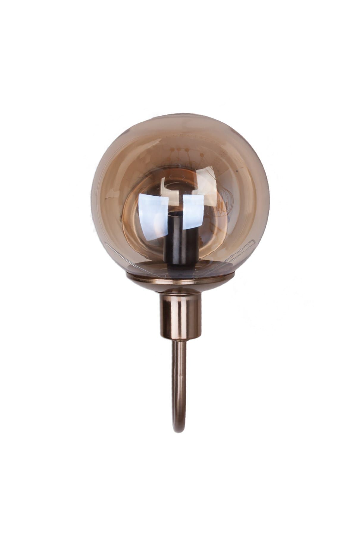 Fivorno Aydınlatma Bubble Lamp Bal Rengi Eskitme Bal Renk Cam Aplik