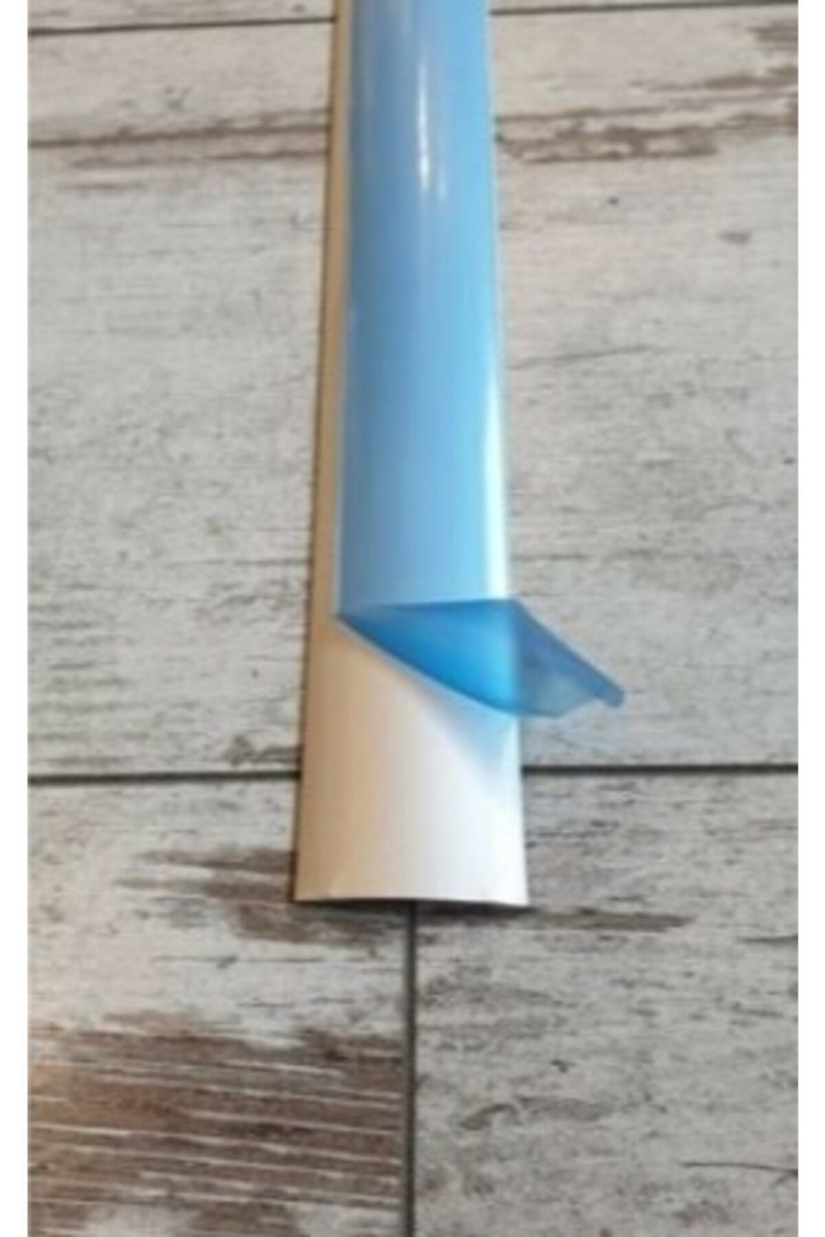 Zanaat Kendinden Yapışkanlı Alüminyum Kapı Eşik Profili Gümüş Renk Laminat Parke Eşik Çıtası 38 Mm (81 Cm)