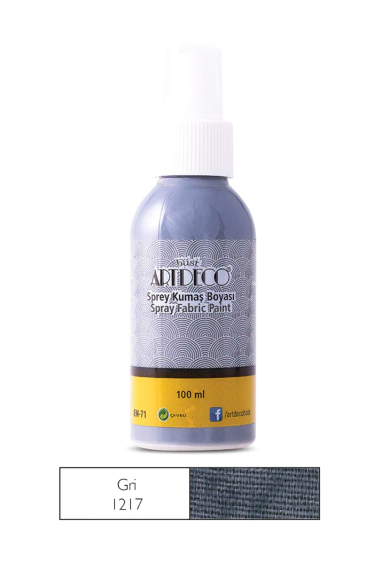 Artdeco Gri 1217 Sprey Kumaş Boyası