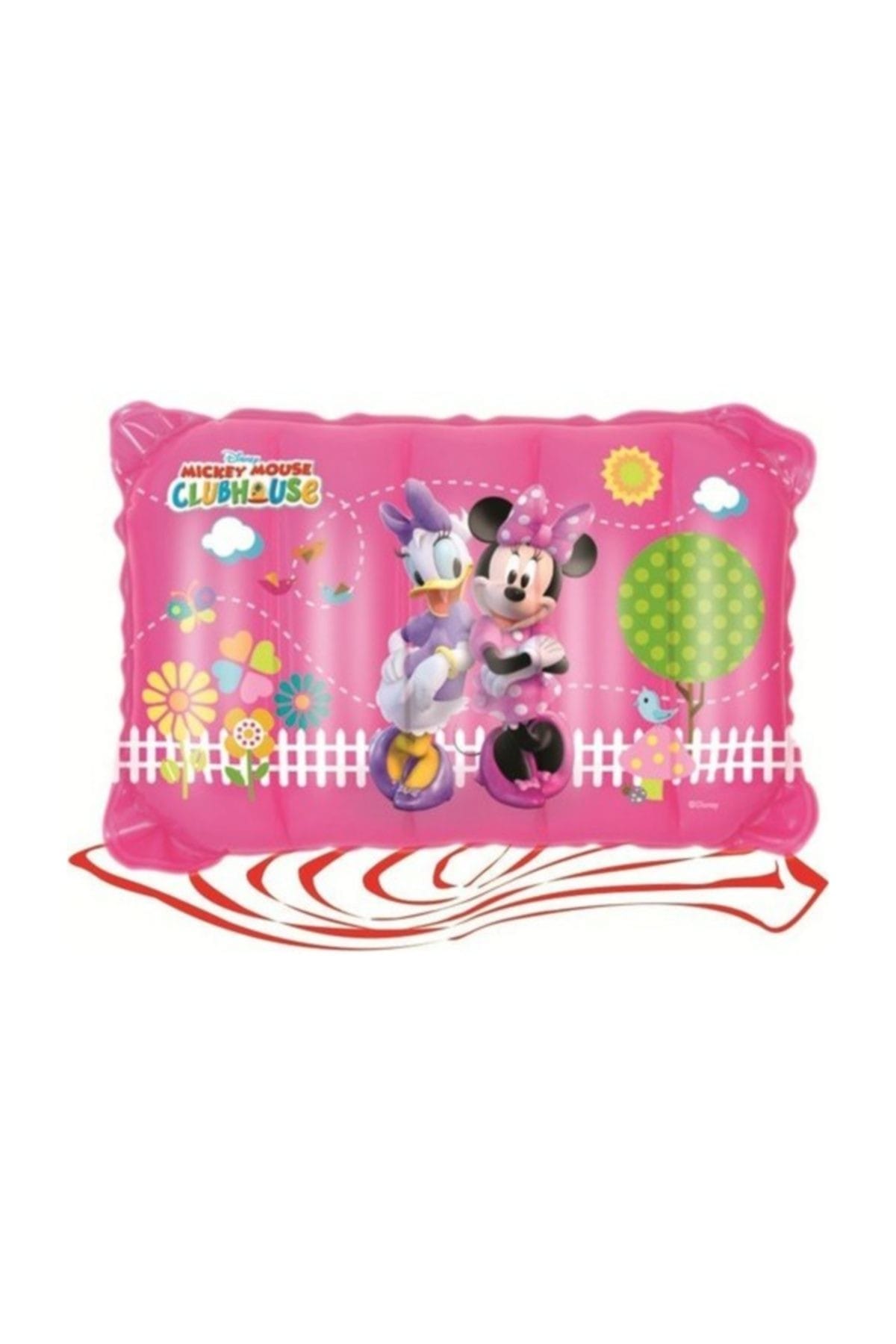 BESTWAY Kızılkaya Bestway 38 x 24 cm Donald Duck - Mickey Pvc Plaj Yastığı