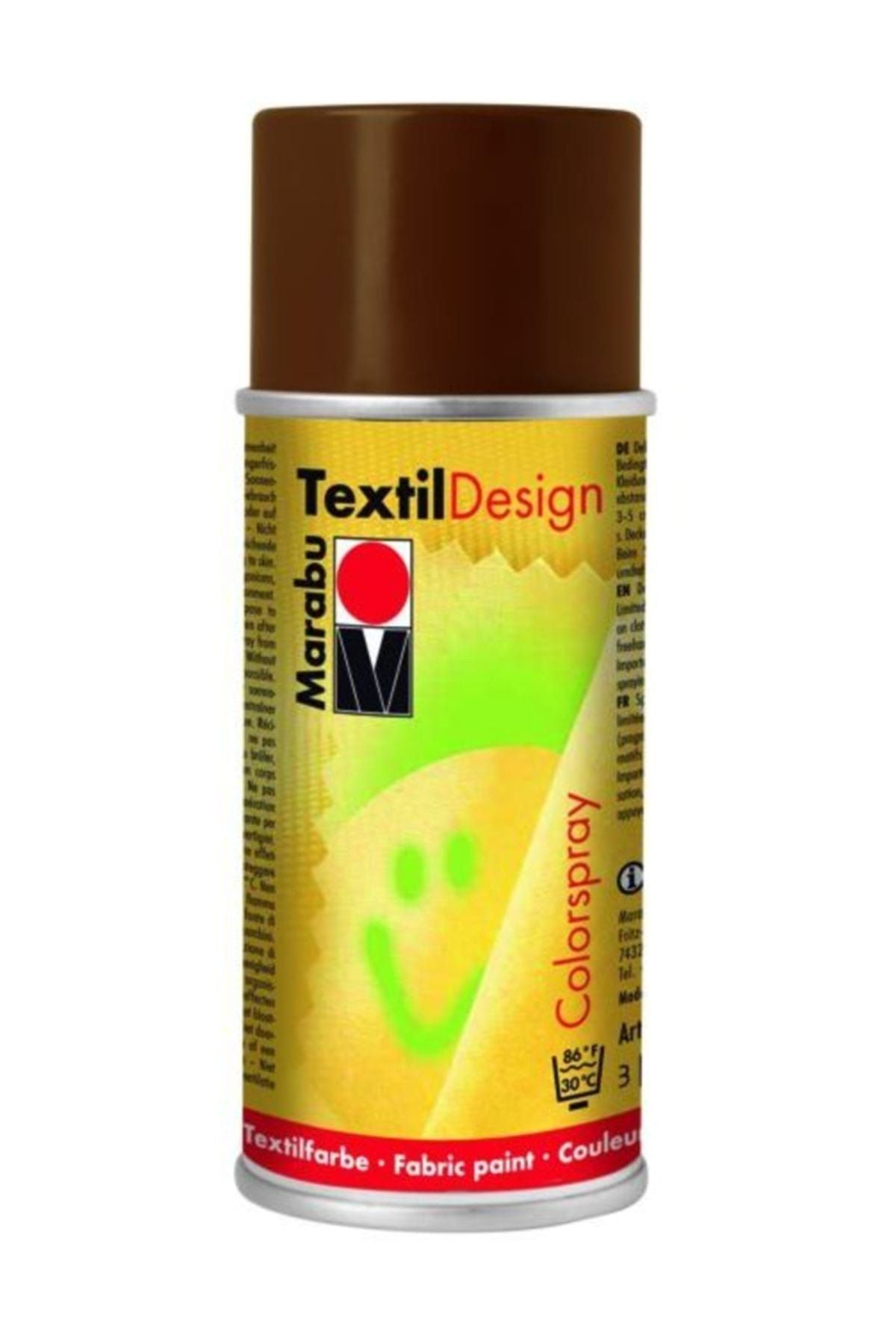 Marabu Textile Design 150ml Spray Kumaş Boyası No:045 Dark Brown