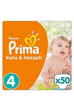 Bebek Bezi Kuru ve Hesaplı 4 Beden 50 Adet Maxi Mega Paket Image 0