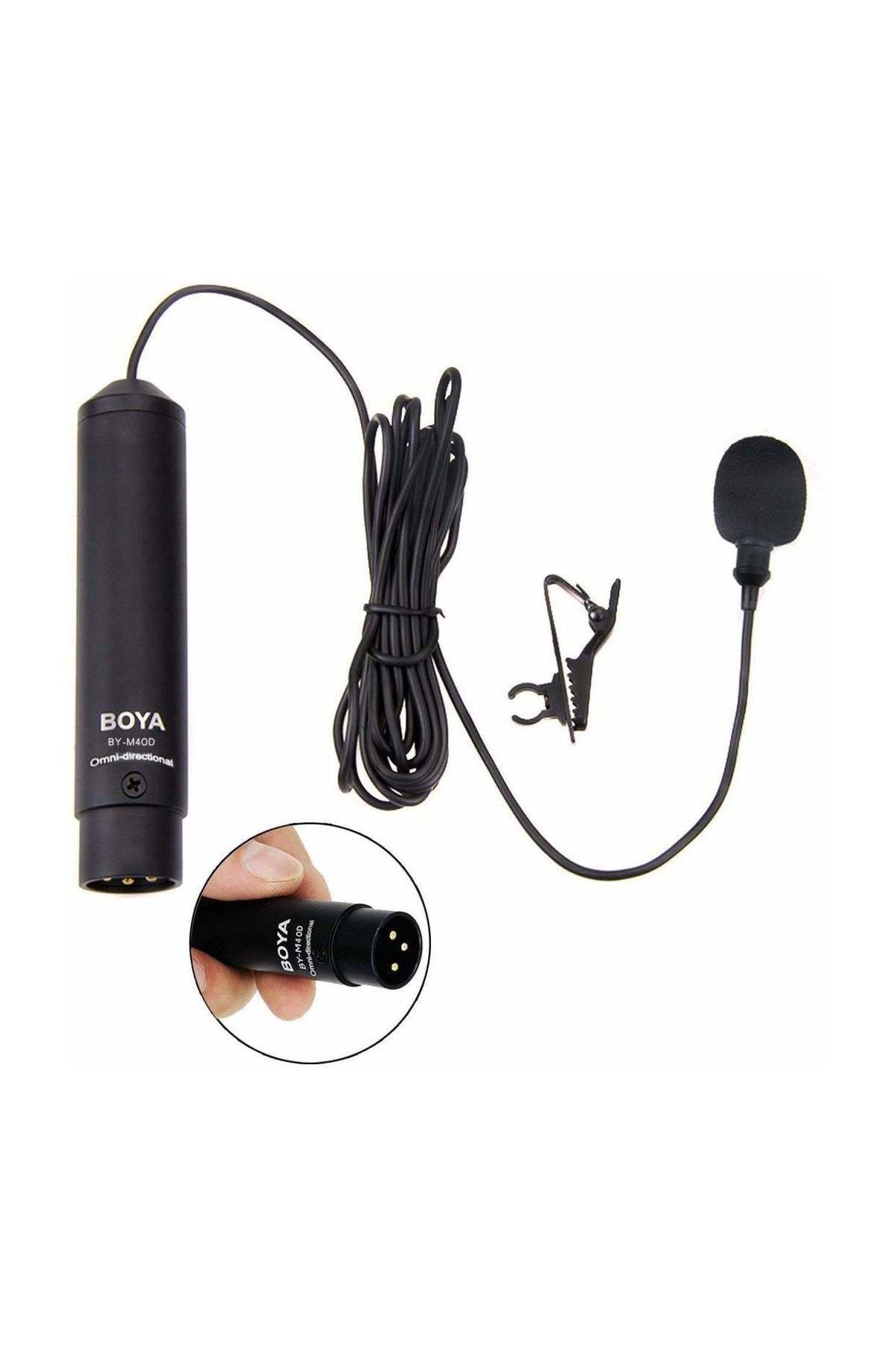 BOYA By-m4od Çok Yönlü Xlr Yaka Mikrofonu