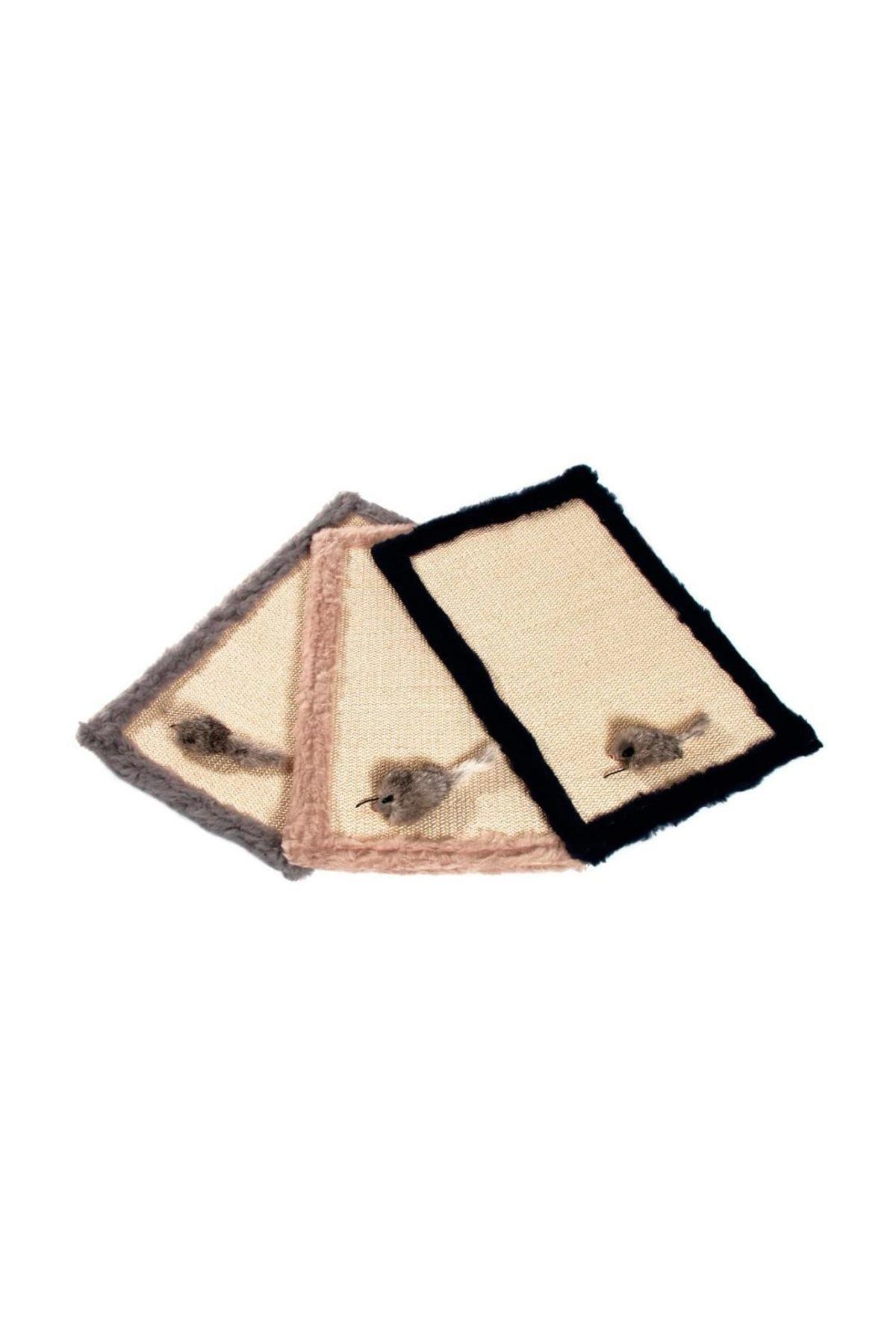 Karlie Kedi Tırmalama Halısı Fare Oyuncaklı 48x31 cm K46245
