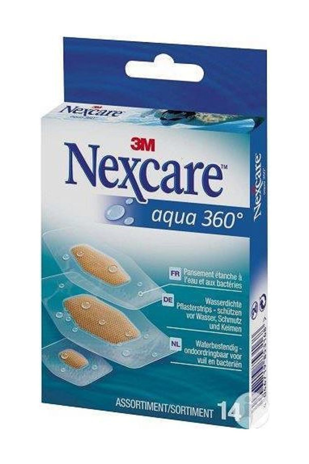 Nexcare Aqua 360 14lü karışık Yara Bandı