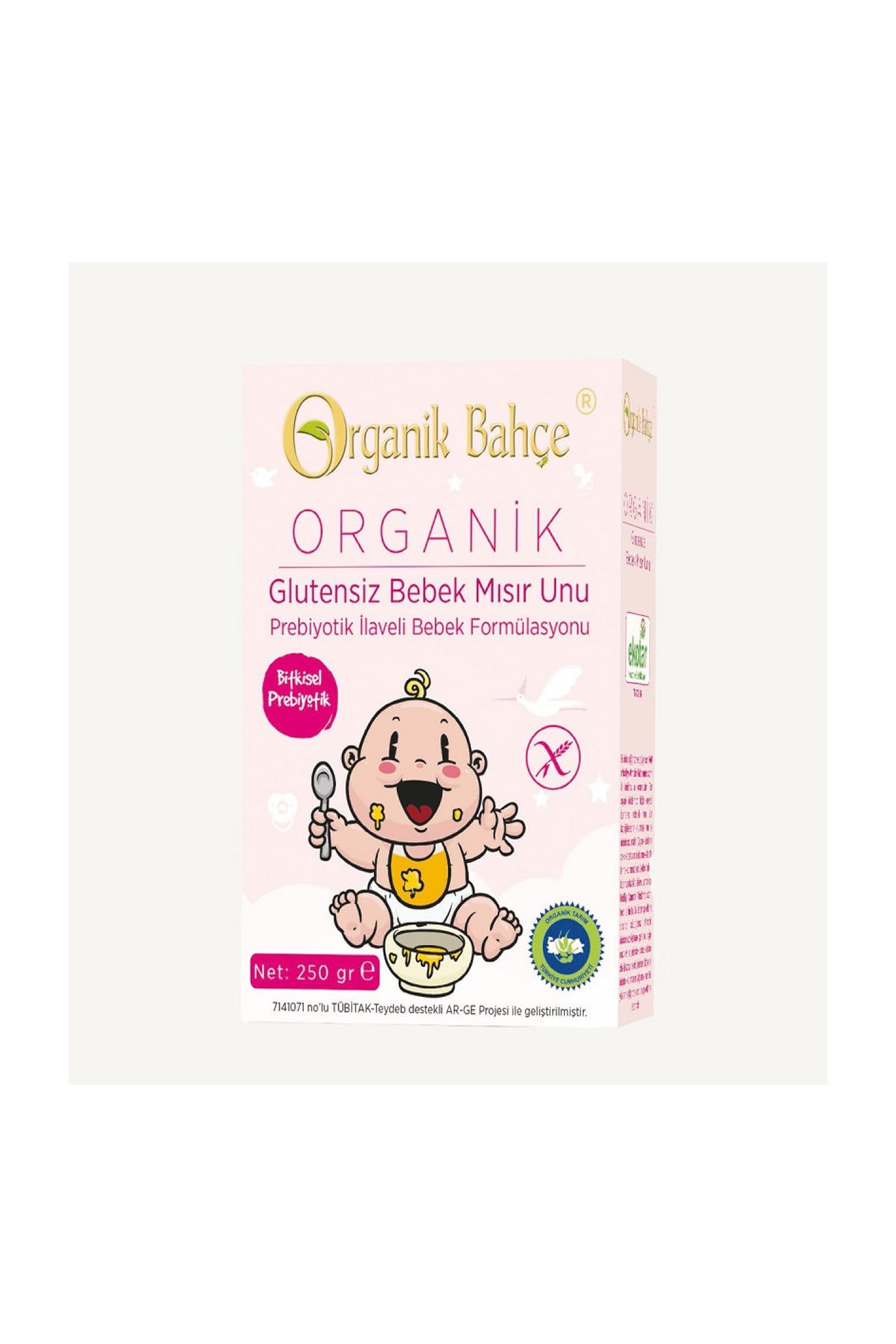 Organik Bahçe Organik Glutensiz Bebek Mısır Unu 250 gr