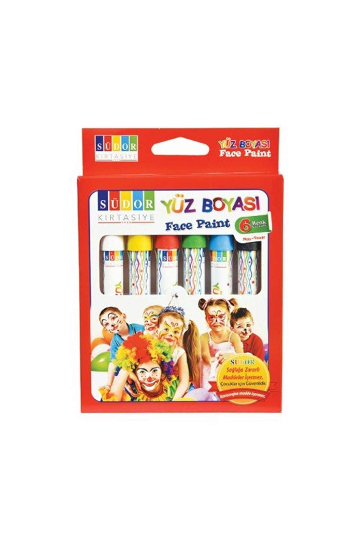 Parti Dolabi Sudor 6 Renkli Yuz Boyasi Yuz Boyama Palyaco Kalemi Fiyati Yorumlari Trendyol Parti Dolabi Sudor 6 Renkli Yuz Boyasi Yuz Boyama Palyaco Kalemi Fiyati Yorumlari Trendyol