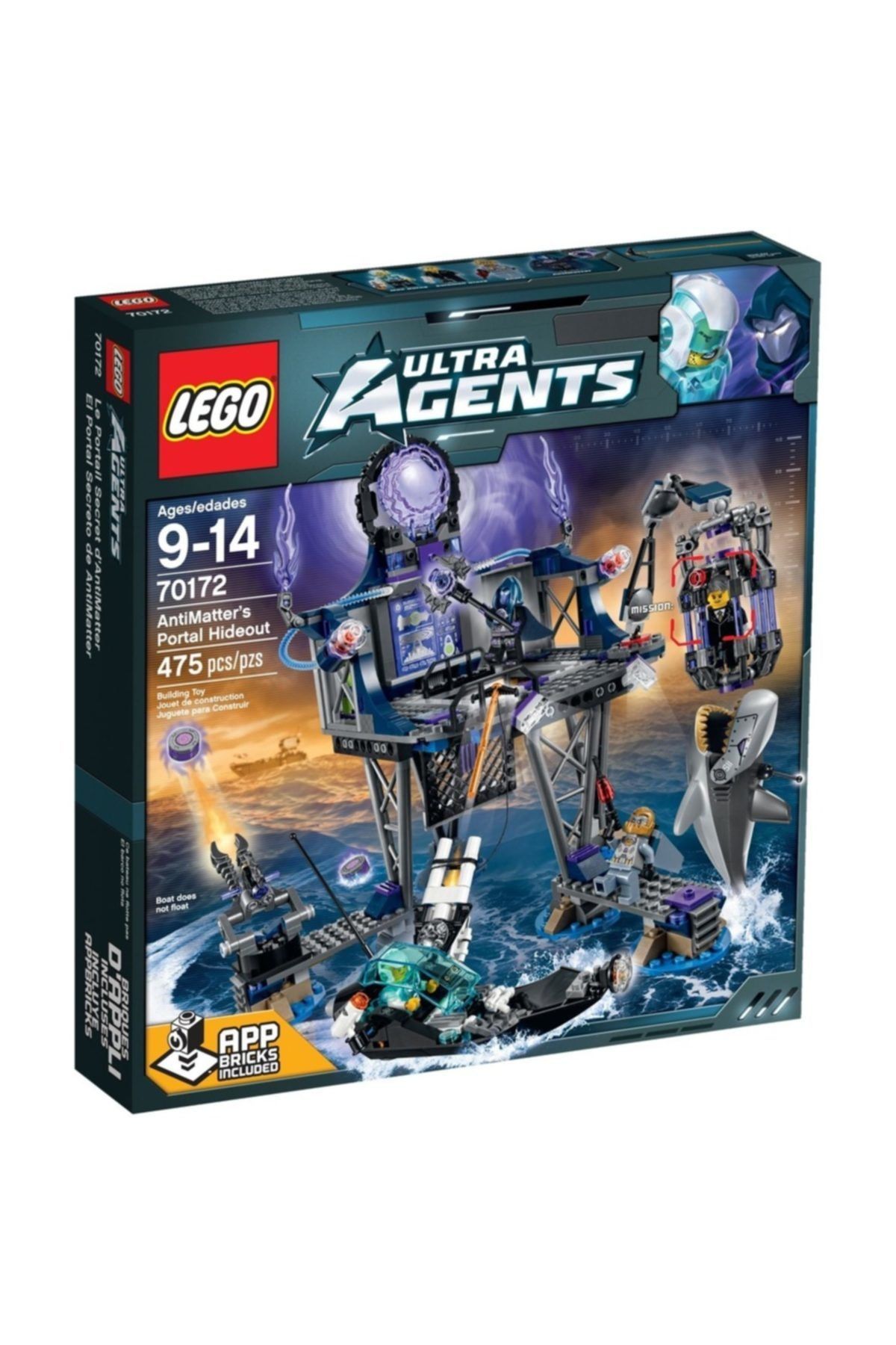 LEGO 70172 Ultra Agents Antimatter's Portal Hideout