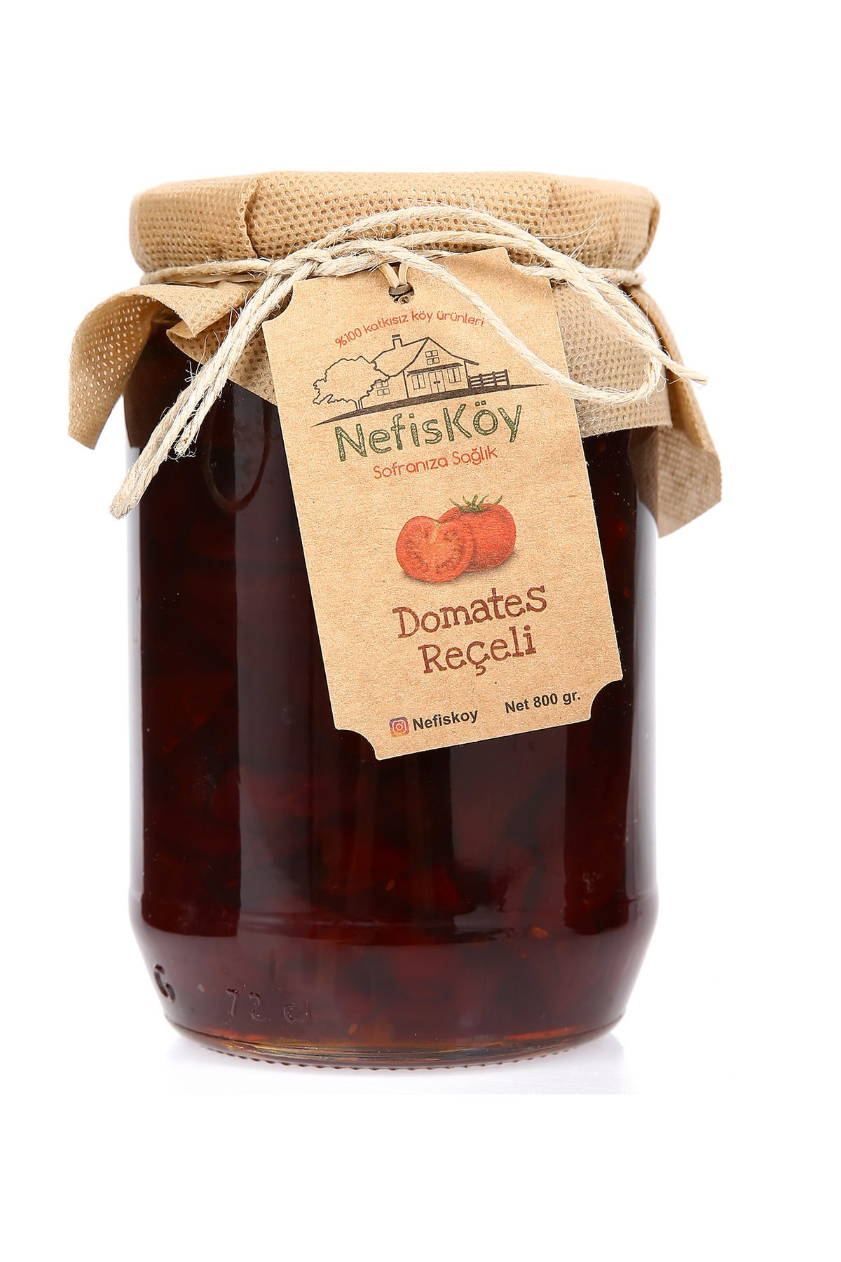 NefisKöy Doğal Katkısız Domates Reçeli 800Gr