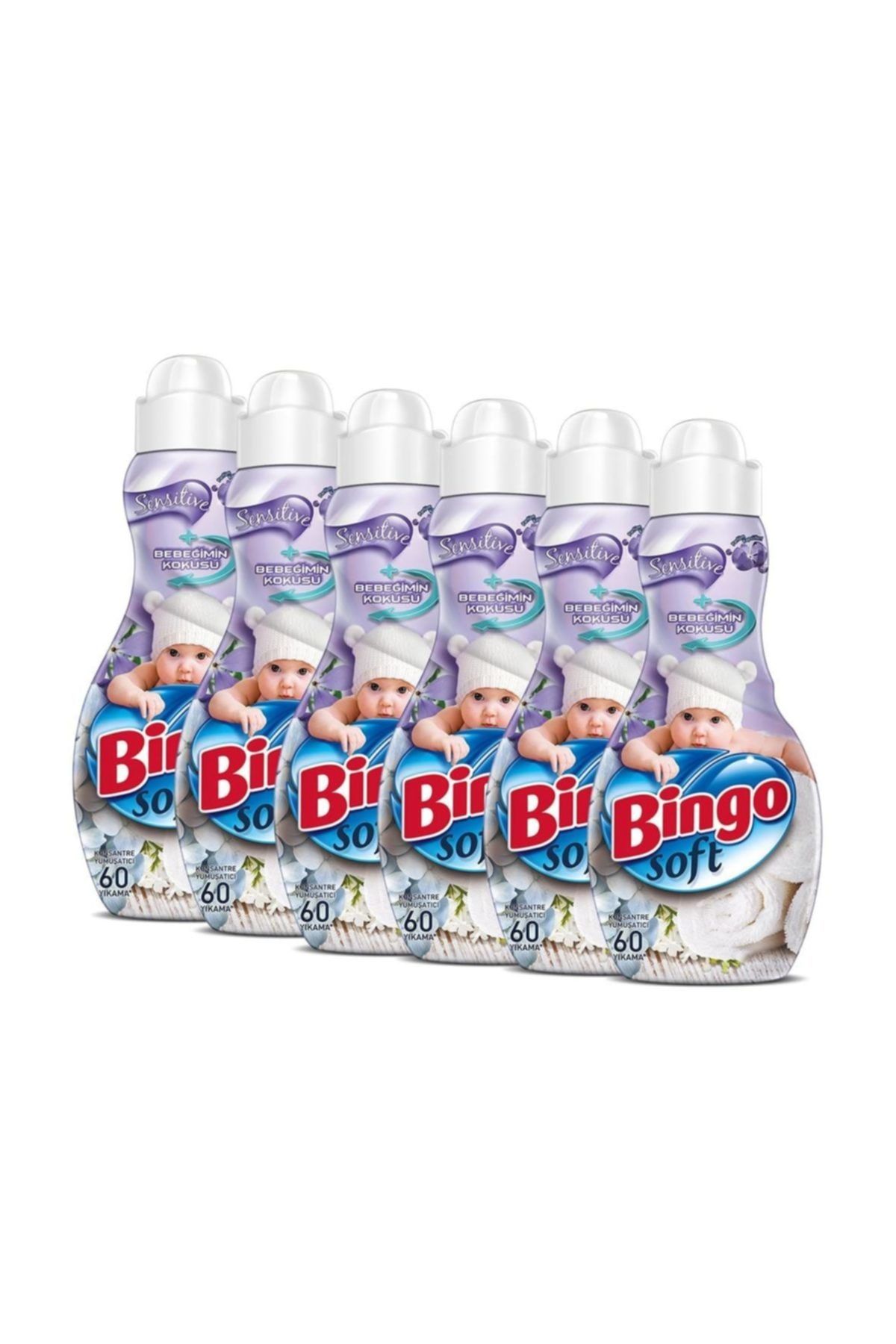 Bingo Soft Konsantre Yumuşatıcı Sensıtıve 6 Adet 1440 ml