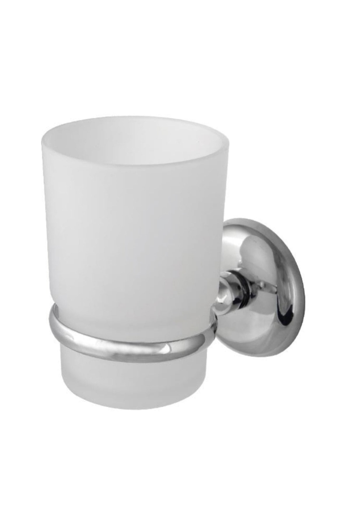 ERCE Krom Diş Fırçalık (Cam Bardak)