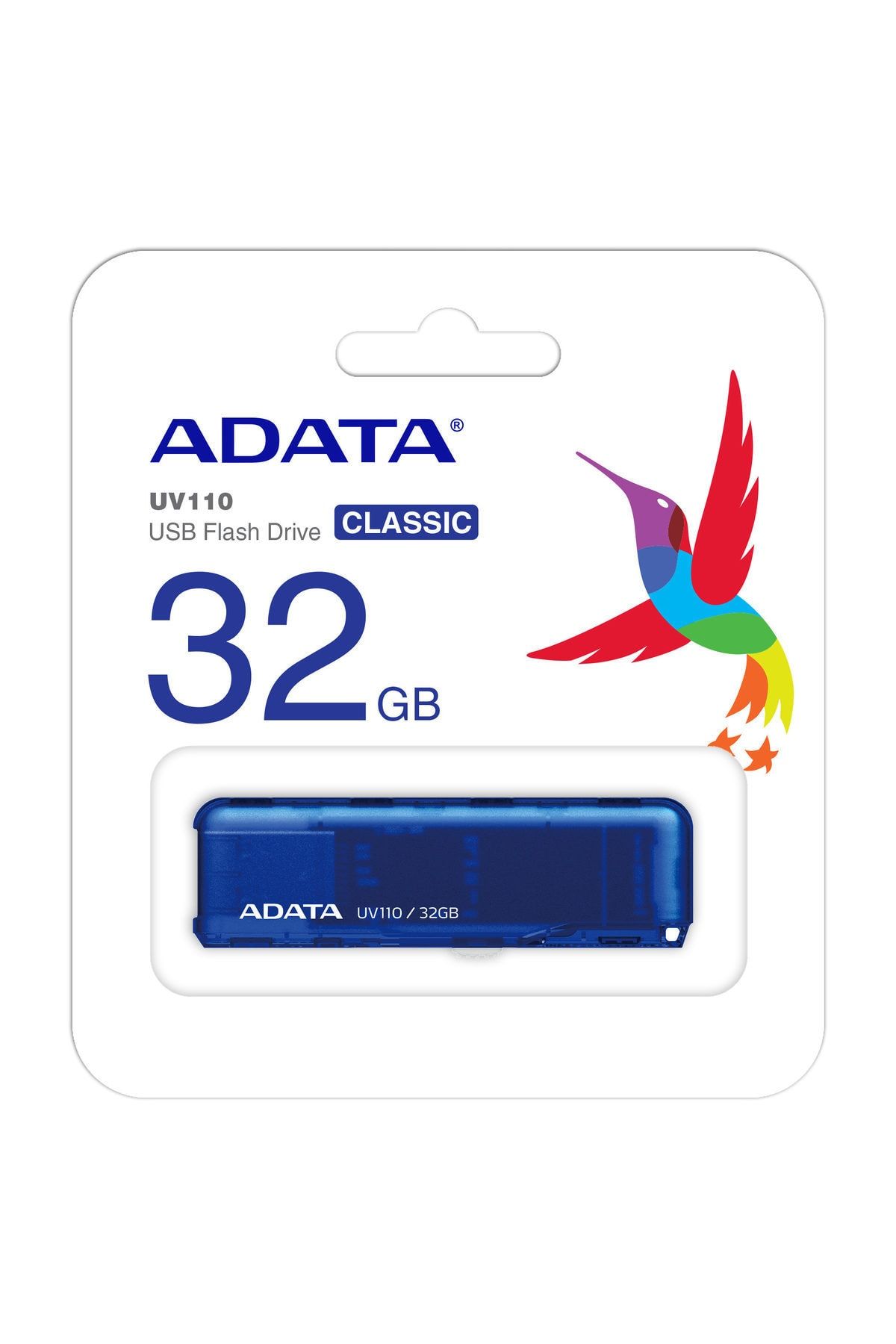 Adata 32GB UV110 MAVİ USB2.0 BELLEK