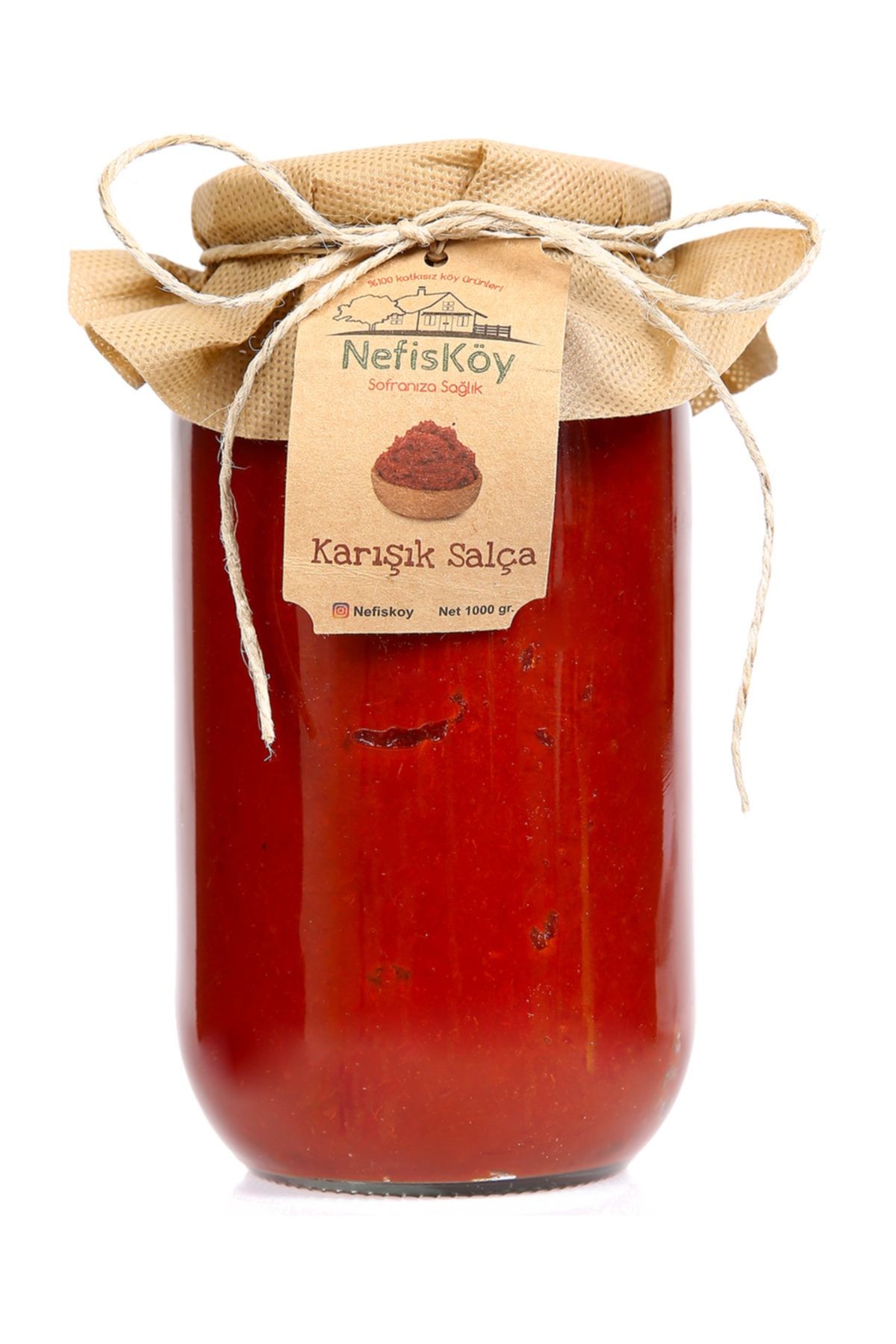 NefisKöy Doğal Katkısız Karışık Salçası 1 kg