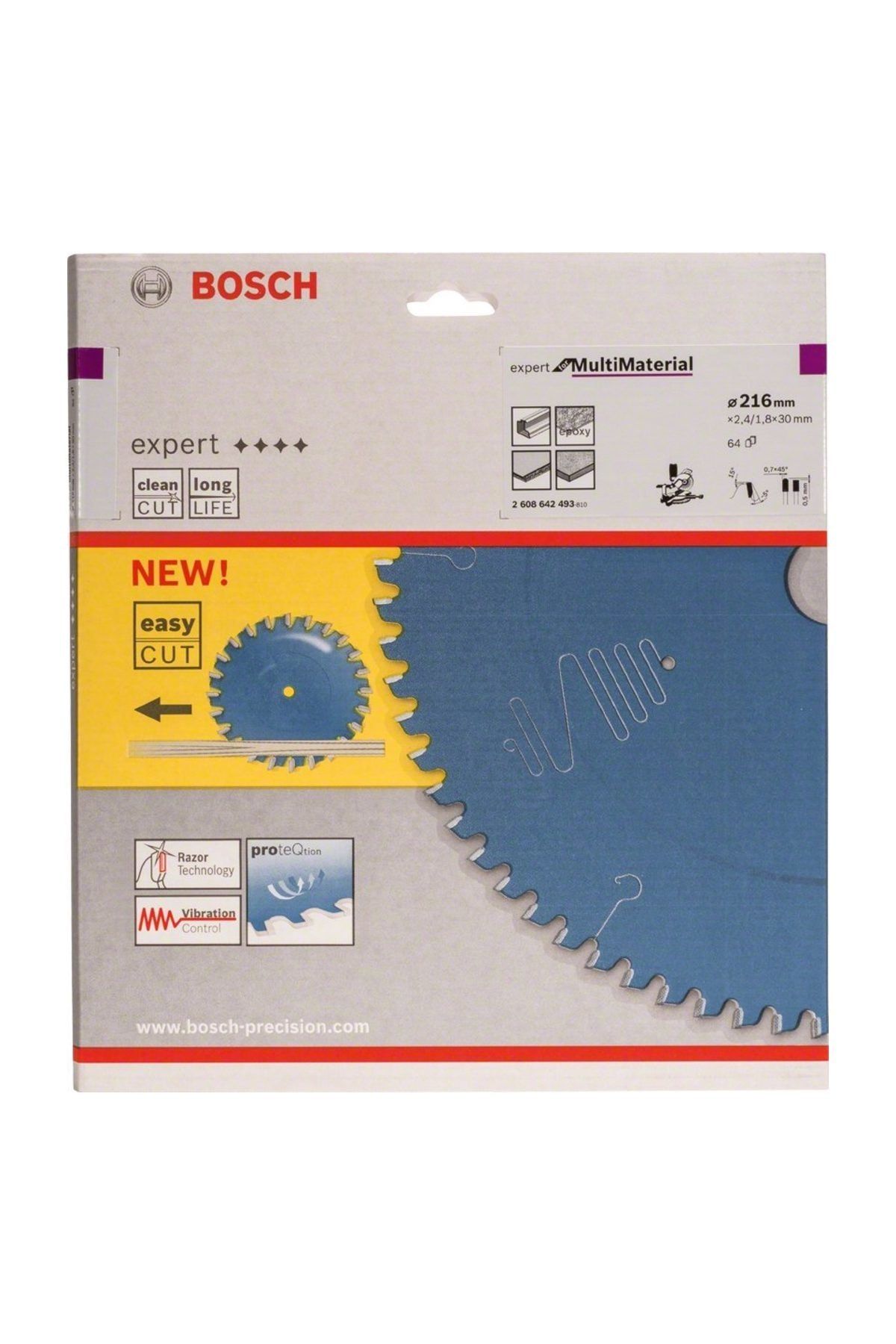 Bosch Expert For Multimaterial 216*30 Mm 64 D