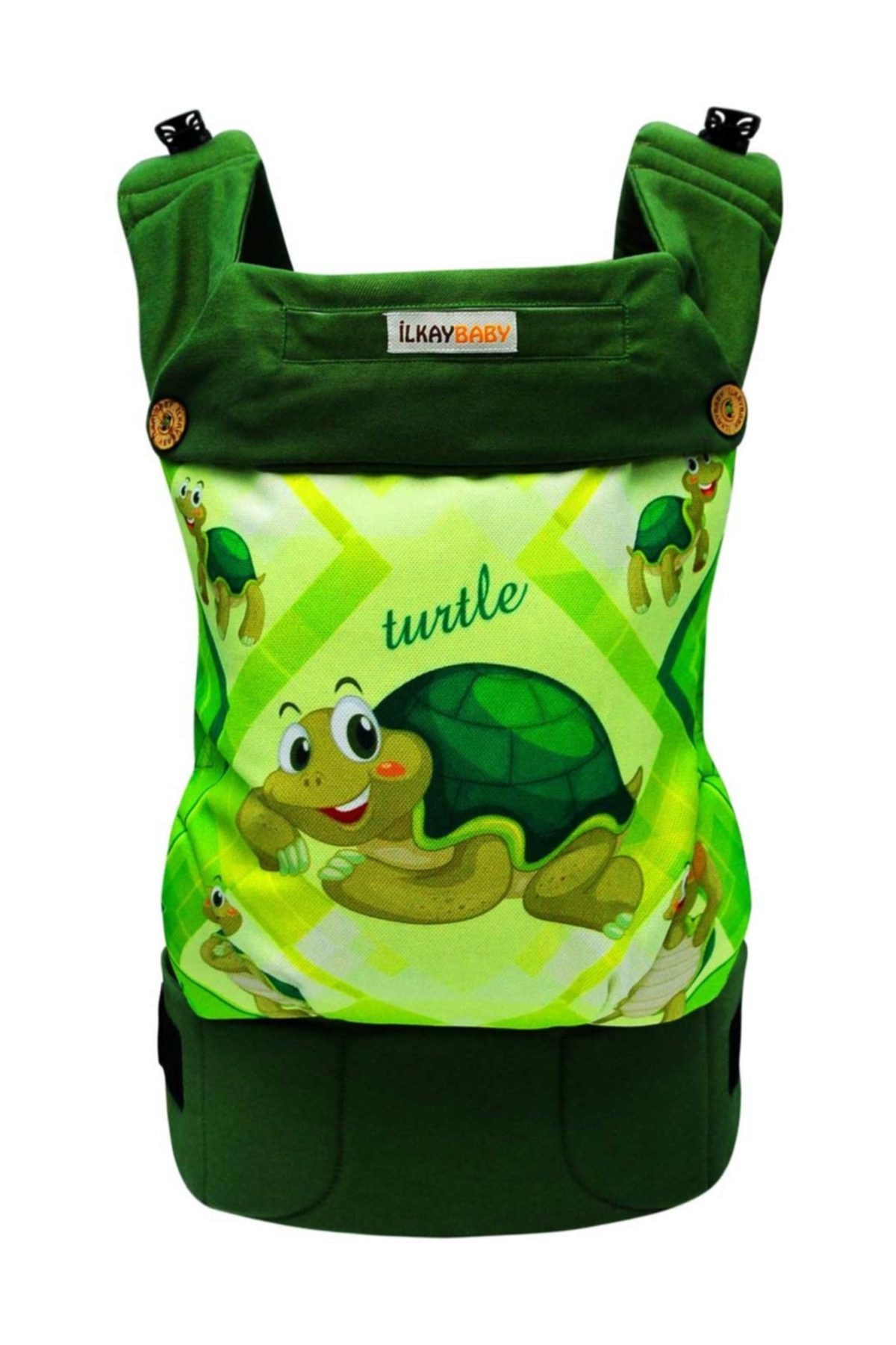 İlkayBaby Ergonomik Kanguru Handy - Tembel Kaplumbağalar Yenidoğan (0-4yaş)