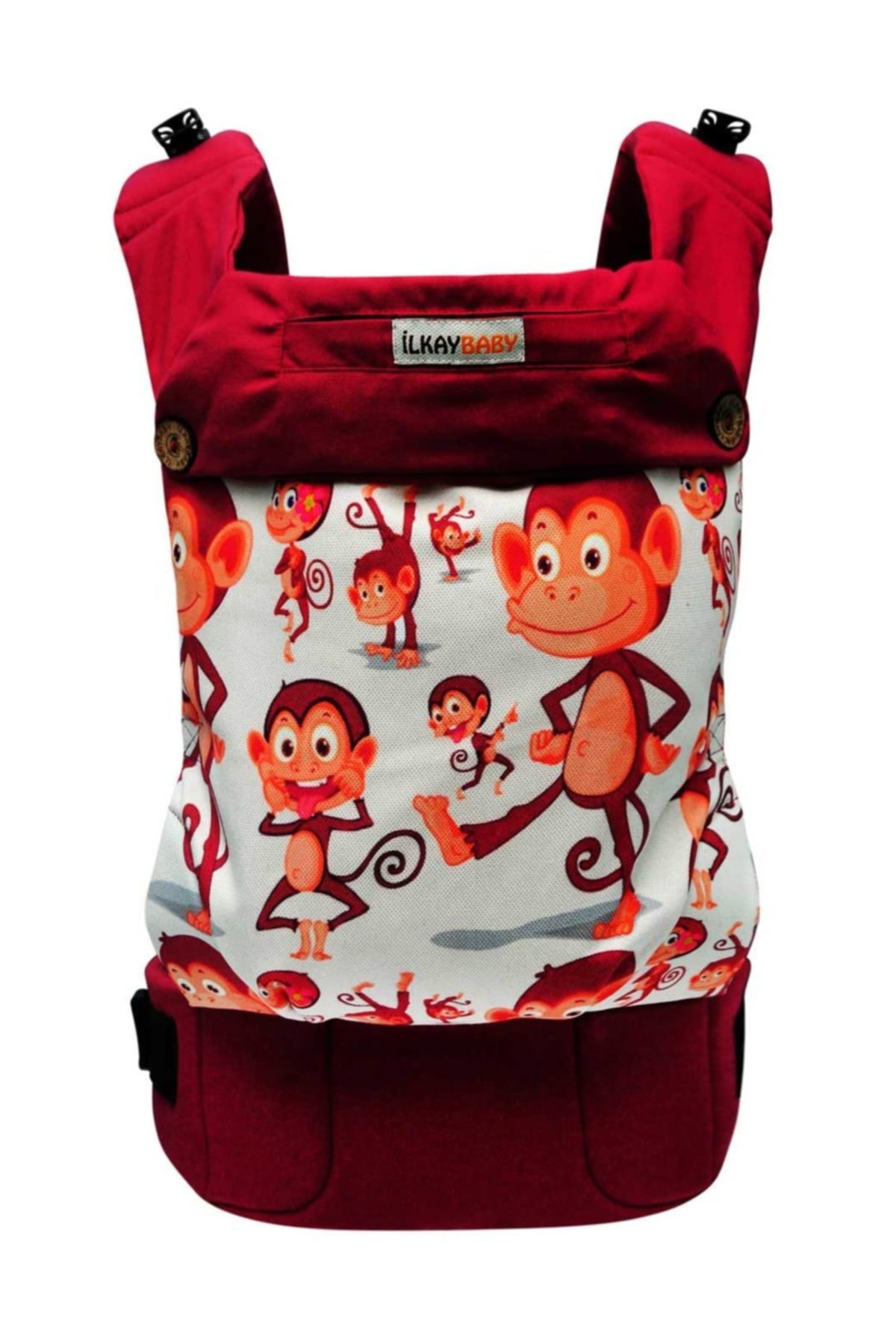 İlkayBaby Ergonomik Kanguru Handy - Şımarık Maymunlar (3ay-4yaş)
