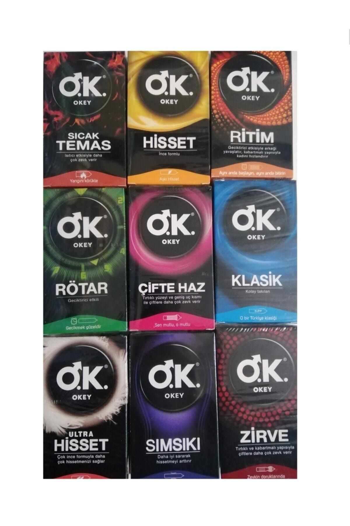 Okey 90 Lı Karışık Set 9 Paket