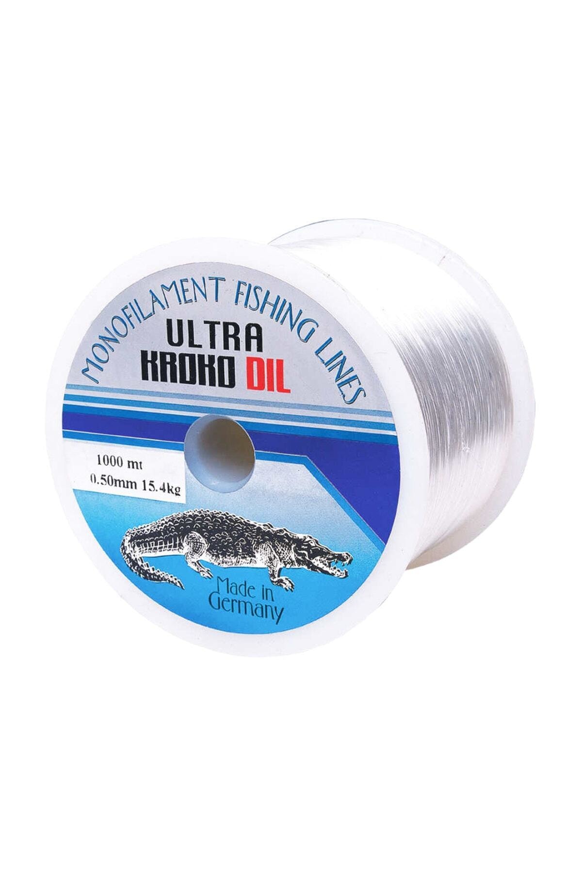 KROKODİL Bobin Monofilament Olta Misinası BEYAZ 0.70MM / 24.4KG / 500MT