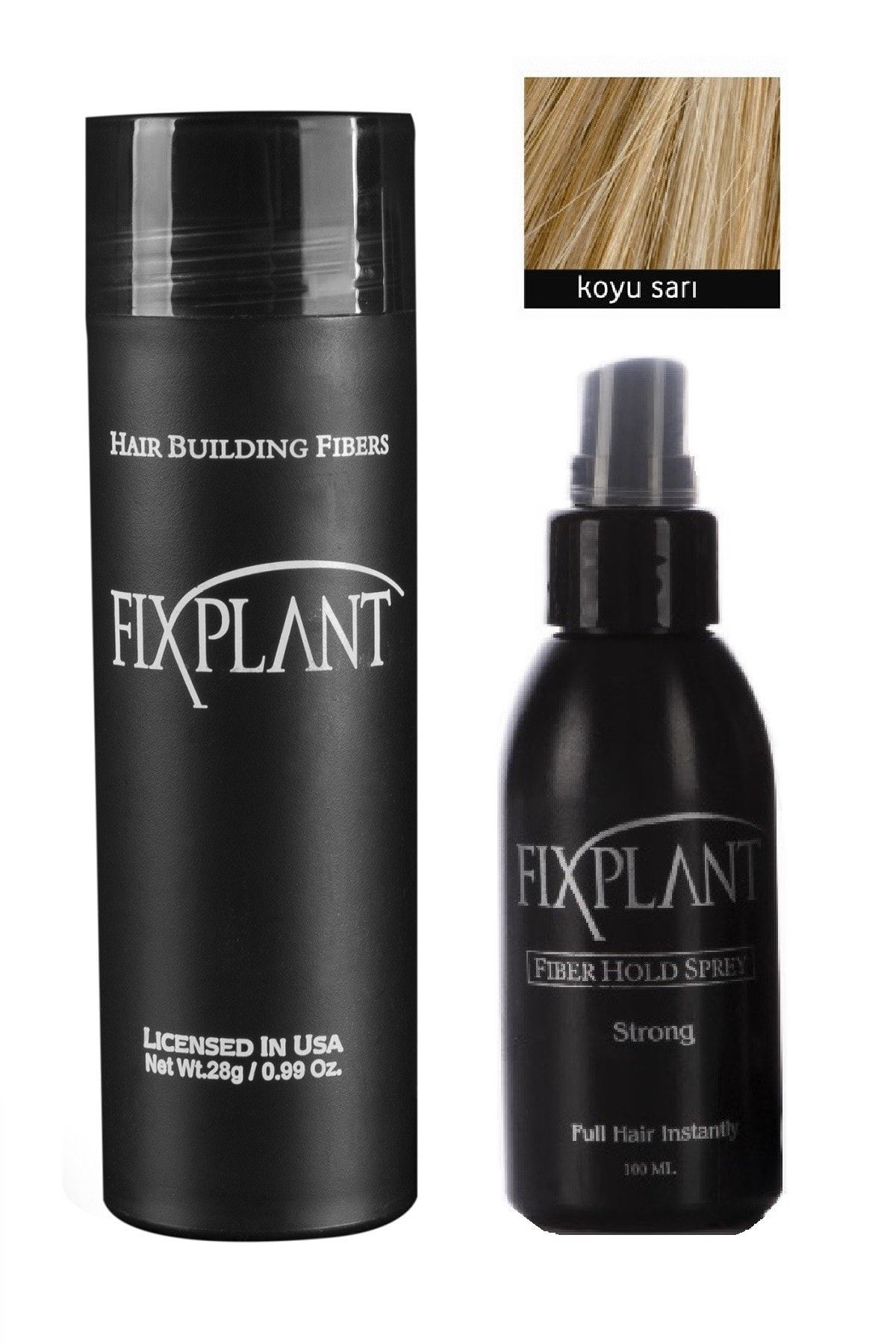 fixplant sac gurlestirici toppik koyu sari 28 g fiber hold sabitleyici sprey 100 ml 9145365608551 fiyati yorumlari trendyol