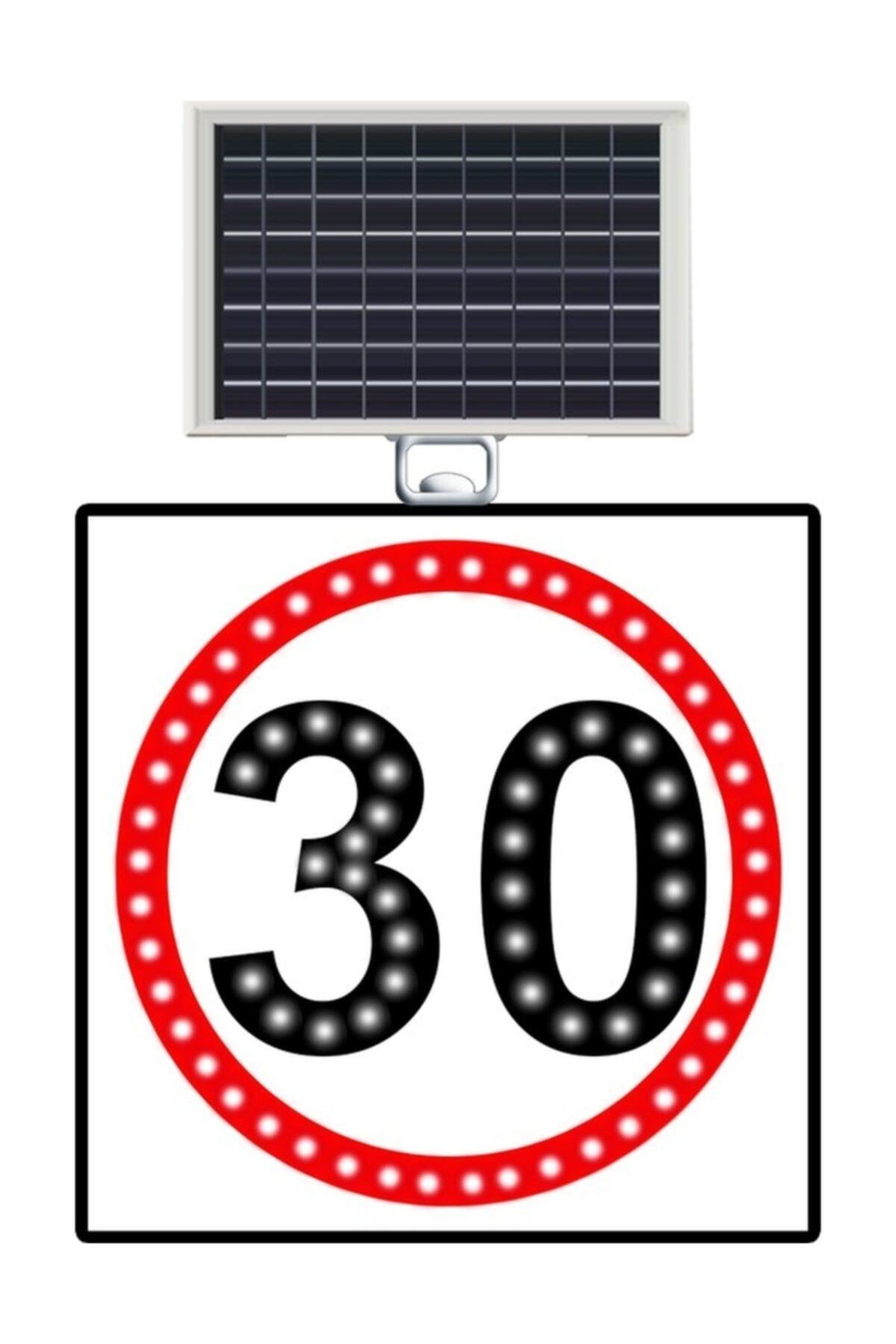FM Trafik Hız Limiti 30 Km/h 600x600 mm