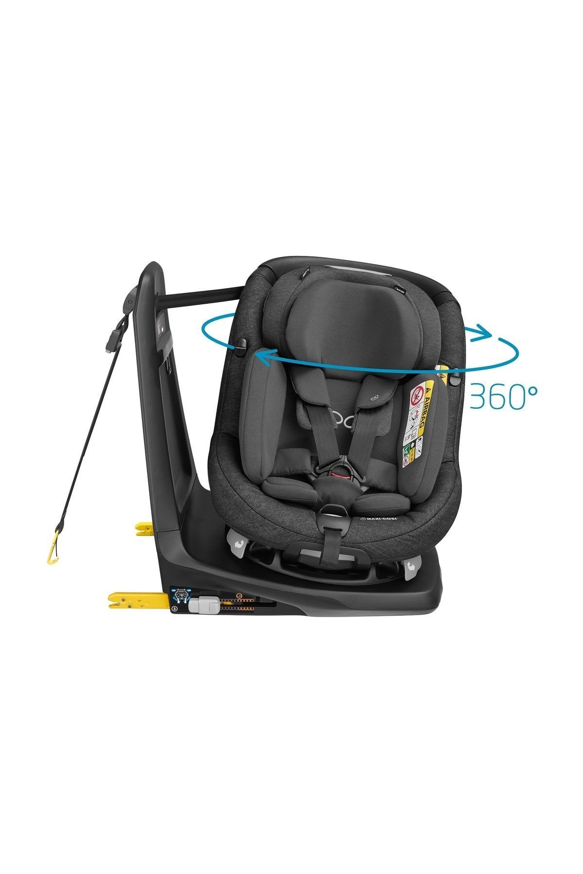 MAXİCOSİ Maxi Cosi Axiss Fix Plus Oto Koltuğu 0-18 Kg Nomad Black