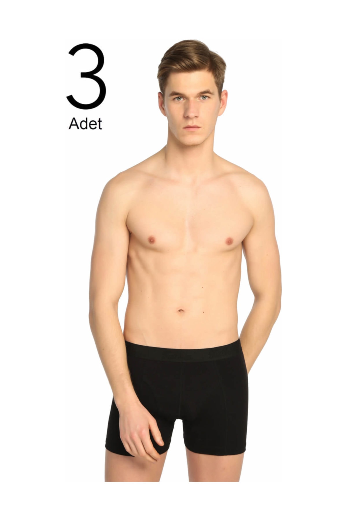 Tutku Paket 3'lü 0114 Likralı Erkek Boxer