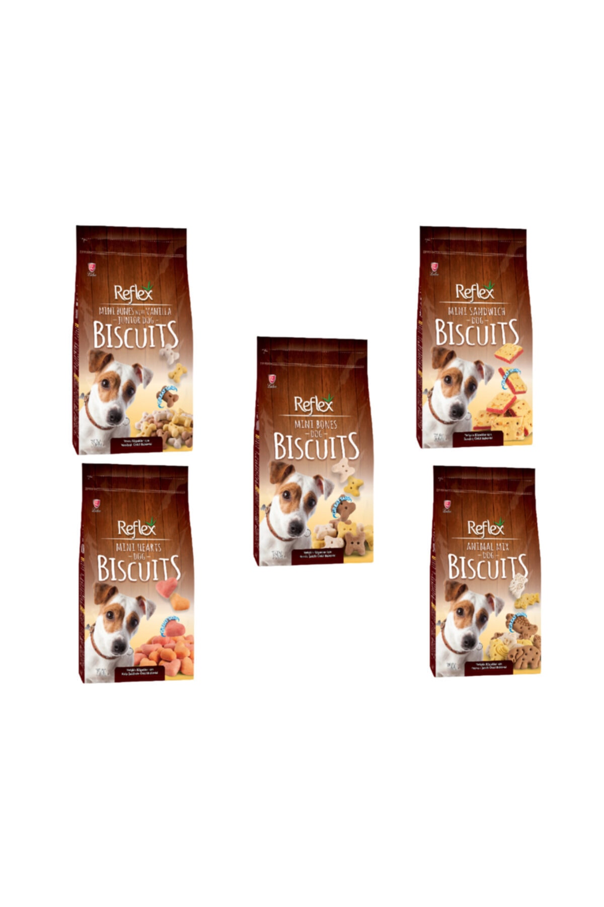 Reflex Köpek Ödül Bisküvisi Petliyo 5 Farklı Çeşit