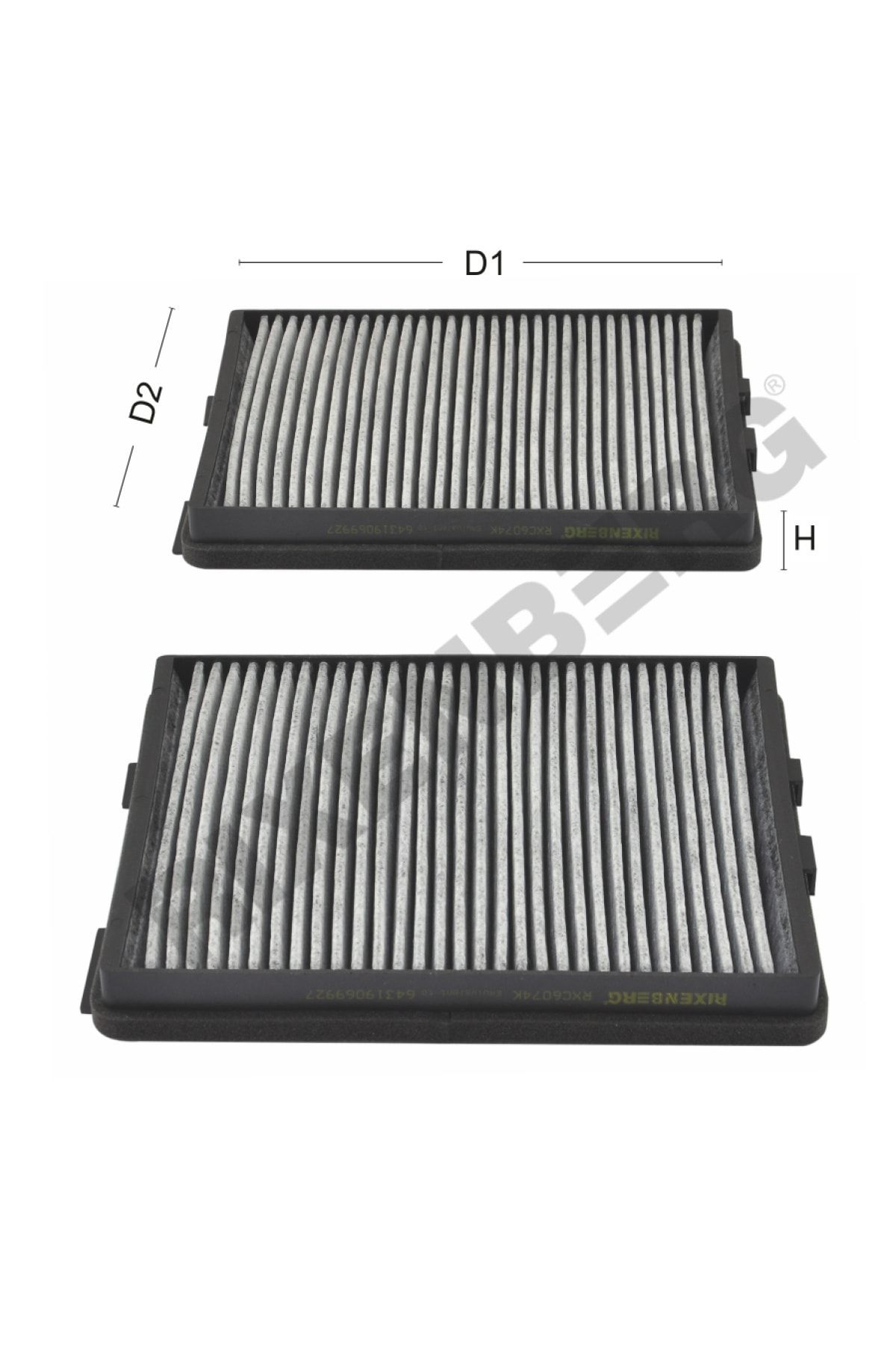 Rixenberg Bmw 5 E39 520i- 520d- 523i- 530i- 530d- 535i- 540i (1996-2004) Polen Filtresi